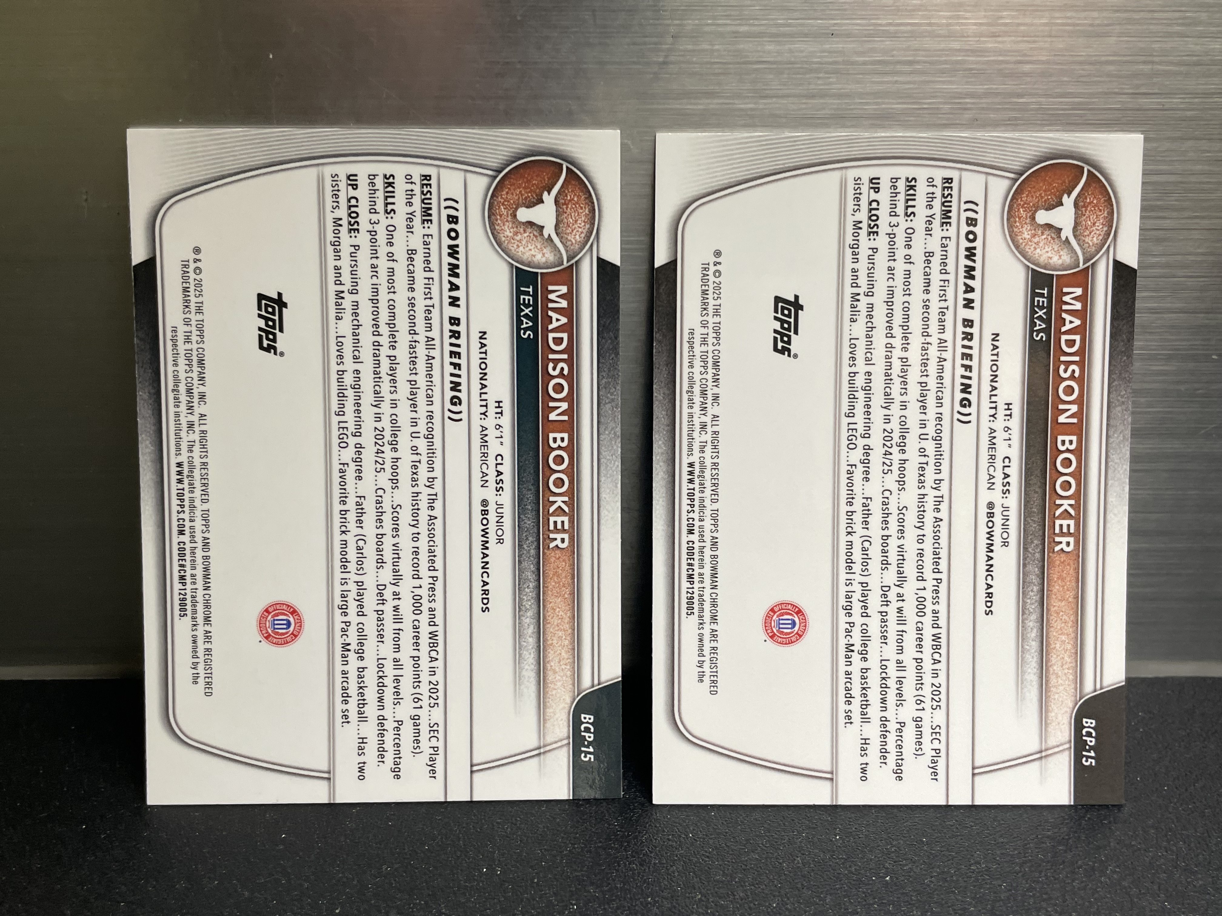(A1) 2025 TOPPS 大学 MOJO折 麦迪逊 布克 近期大热球星 收藏凑套必备 卡品如图 !!!