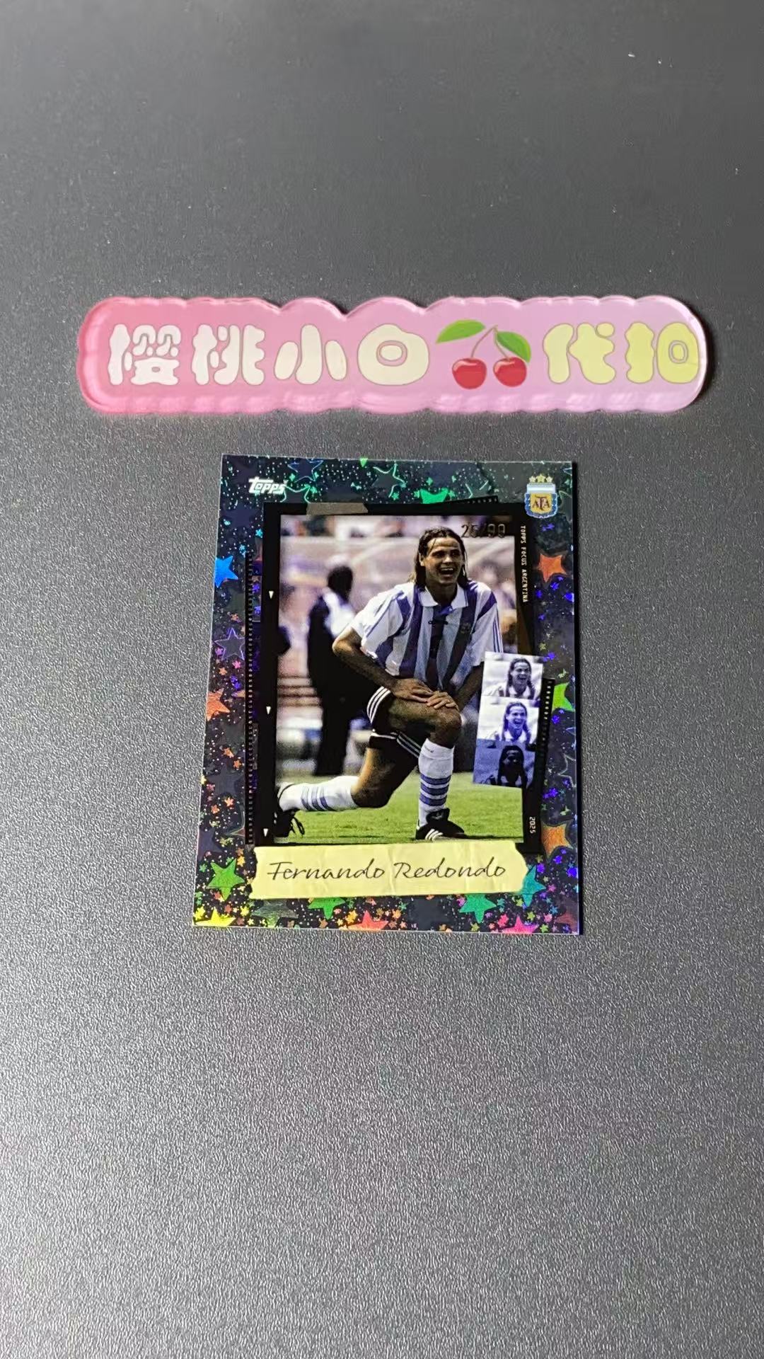 2025 Topps Argentina Fernando Redondo 樱桃小白 99编 费尔南多·雷东多 快照 蓝天阿根廷星球平行 星星折 阿根廷聚焦系列 卡品不保 默认微瑕 收藏必备【许克】