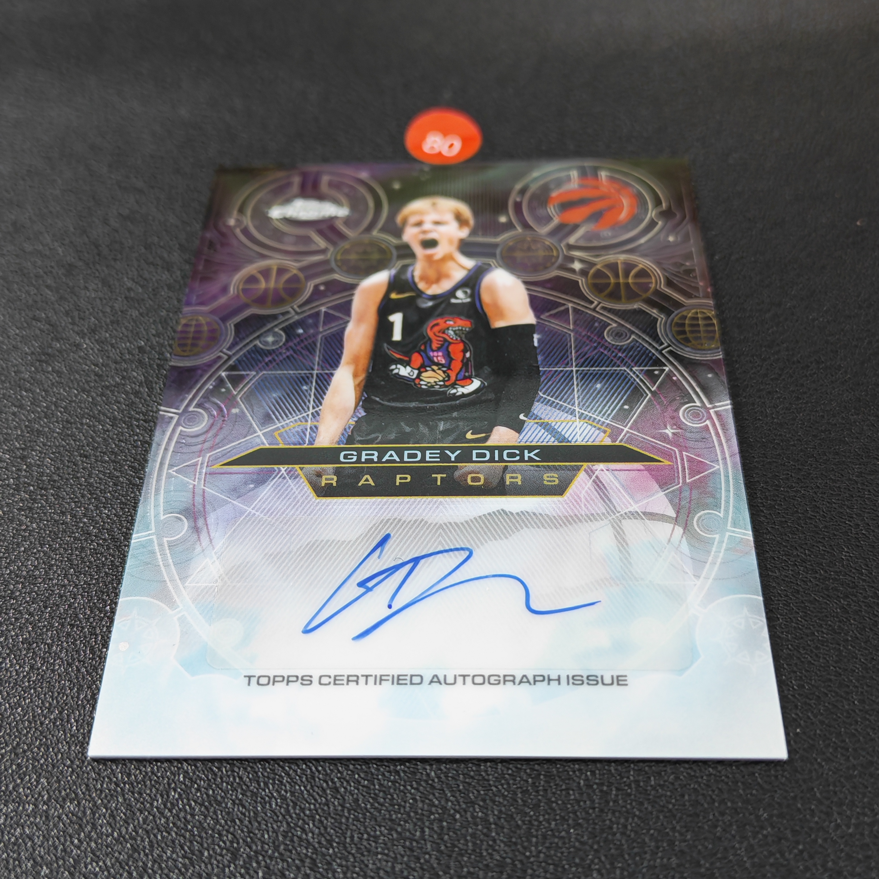 【鹰歌拍卖】格雷迪·迪克 Dick 猛龙 Chromographs签字卡 贴签|2026 Topps Chrome update 神射手 白人射手 潜力新星 凑套必备 不保卡品#momo