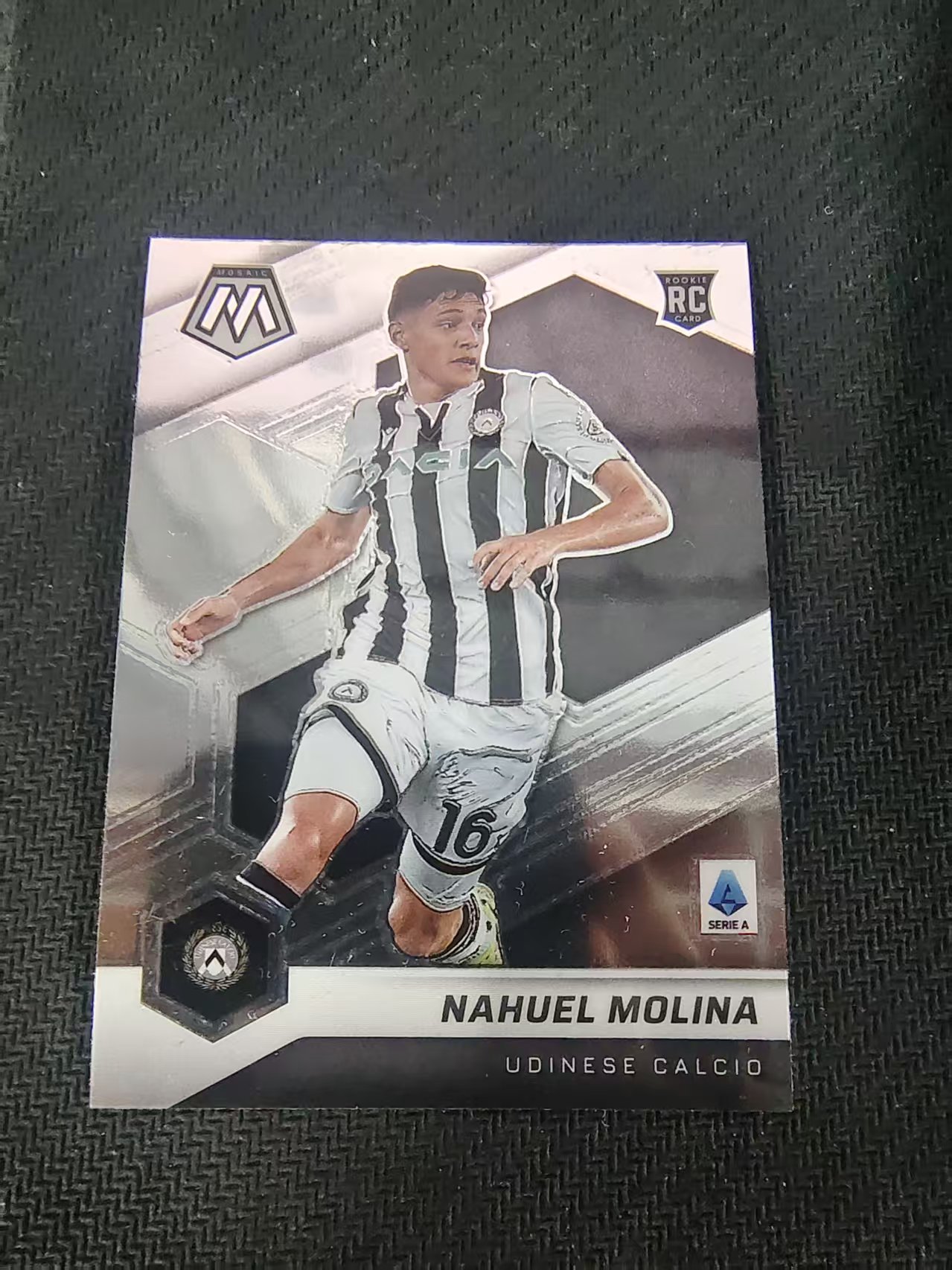 【可合并,不累计】2021-22 Panini Mosaic Nahuel Molina RC 新秀 莫利纳 阿根廷 马赛克 意甲 划痕 边角瑕疵 #126