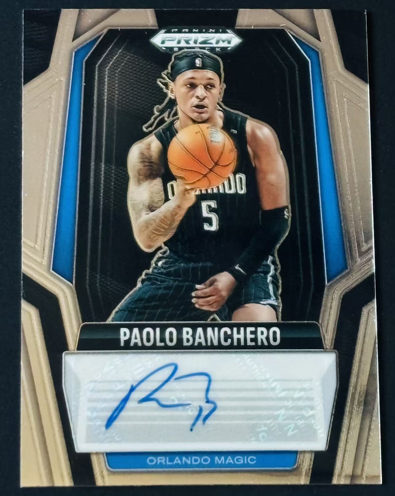 2024-25 Panini Prizm Paolo Banchero PZ black 魔术 班凯罗 班切罗 签字 不累计