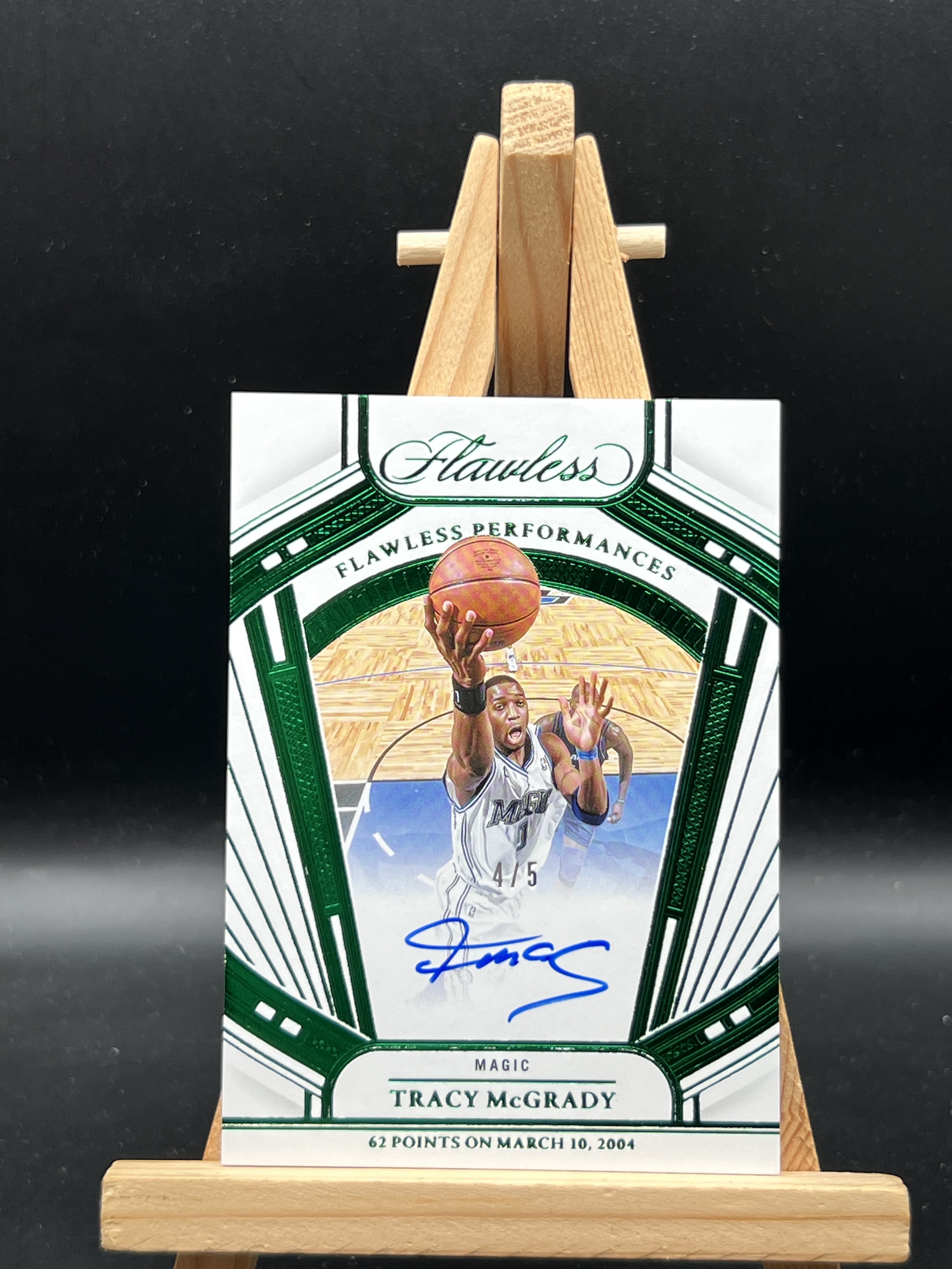 2023-24 Panini Flawless Tracy McGrady T-mac 麦迪 魔术 手提 performance 表演签 5编 ...