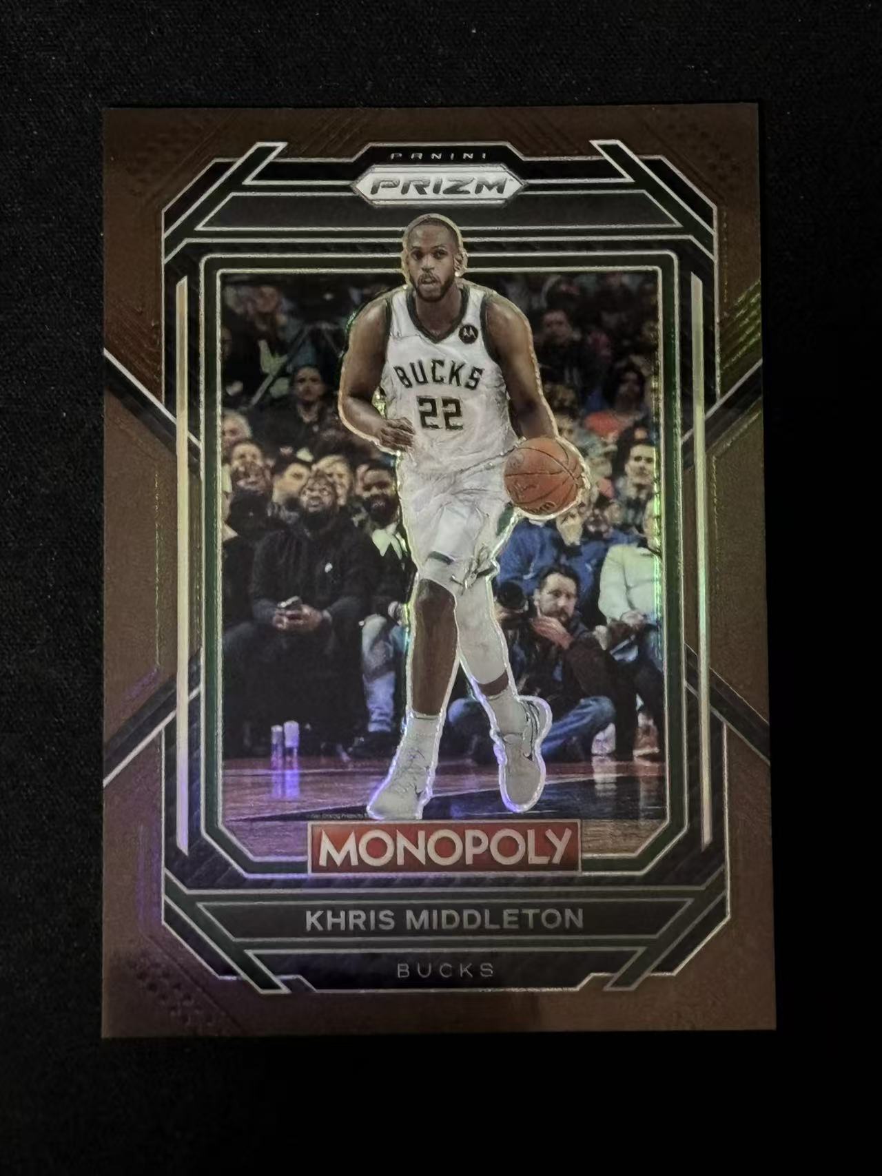 2022-23 Panini prizm Khris Middleton 【磊子球星卡】雄鹿 克里斯 米德尔顿 PZ 大富翁 monopoly 铜折 249编 卡品如图
