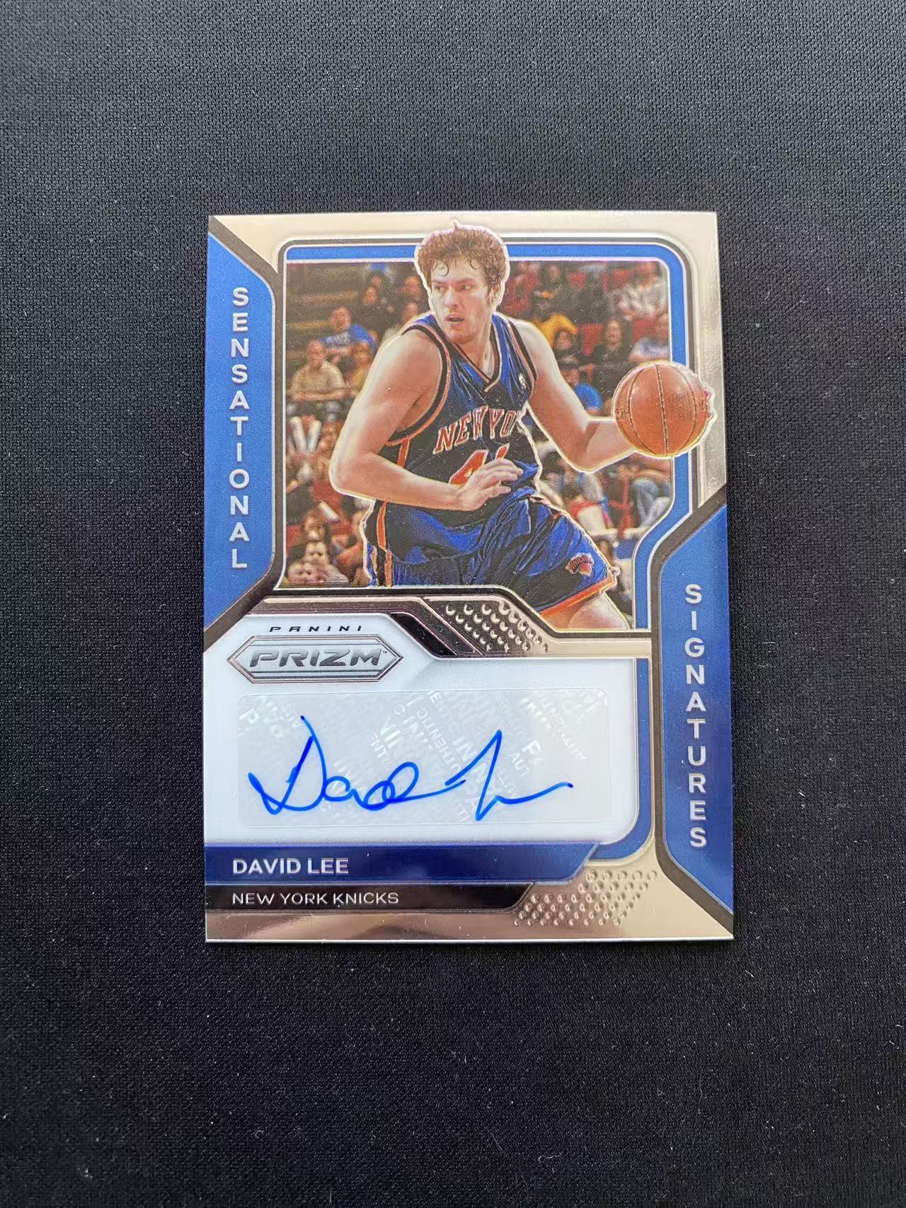 2020-21 Panini Prizm David Lee PZ系列 尼克斯 大卫李 签字【king#7】