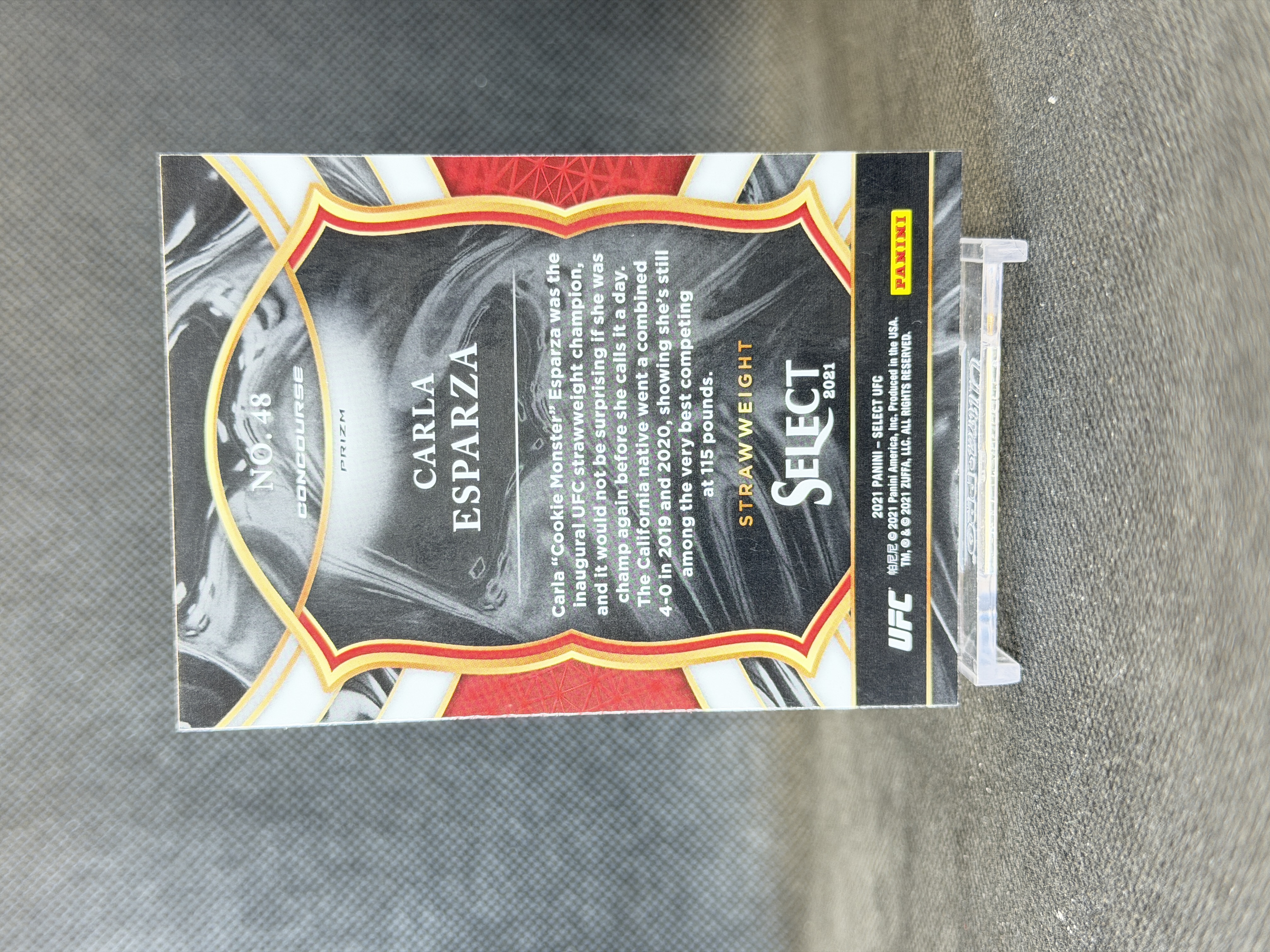 2021 Panini Select Carla Esparza 卡拉 埃斯帕扎 银折