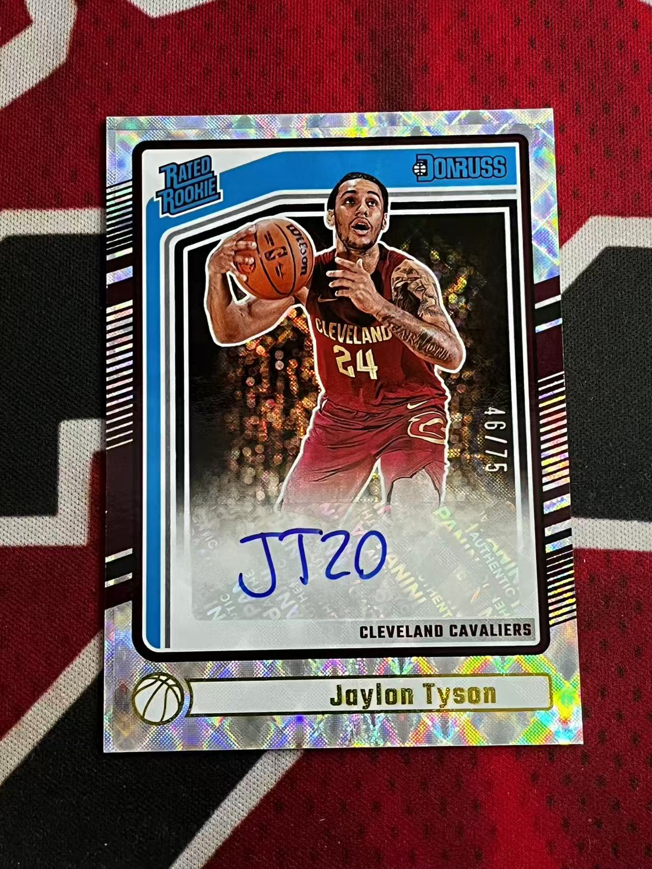 【接寄拍费】2024-25 PANINI DONRUSS 杜蕾斯系列 骑士 新秀RC 杰隆泰森 杰伦泰森 75编 签字卡 新秀签 背号签 折射 专收凑套必备【烂臭嘴拍卖】