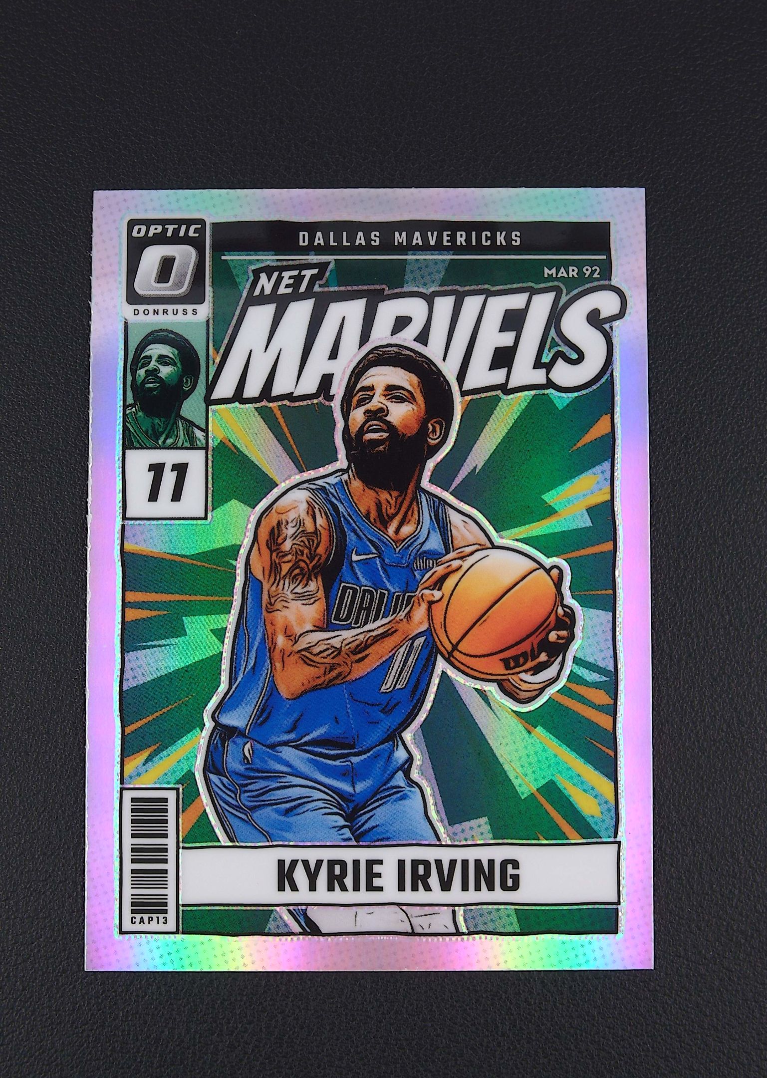 2024-25 Panini Donruss Optic Kyrie Irving 【阿福代卖】 凯里 欧文 凯尔特人 独行侠 骑士 漫威特卡 杜蕾斯OP 银折 收藏必备 (行行行)