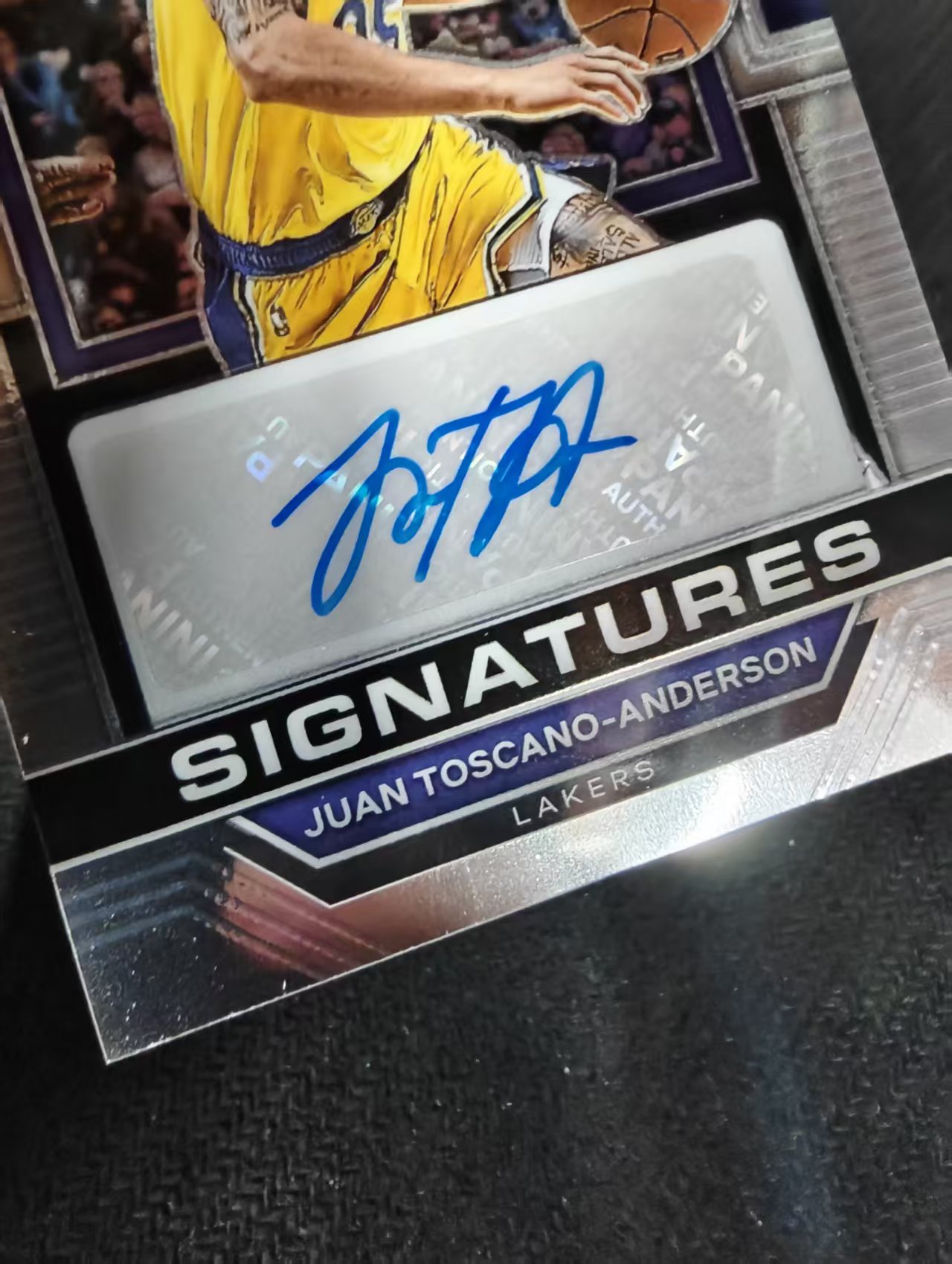 2022-23 PANINI Prizm Juan Toscano-Anderson 洛杉矶湖人 胡安 托斯卡诺 安德森 签字 瑕疵如图