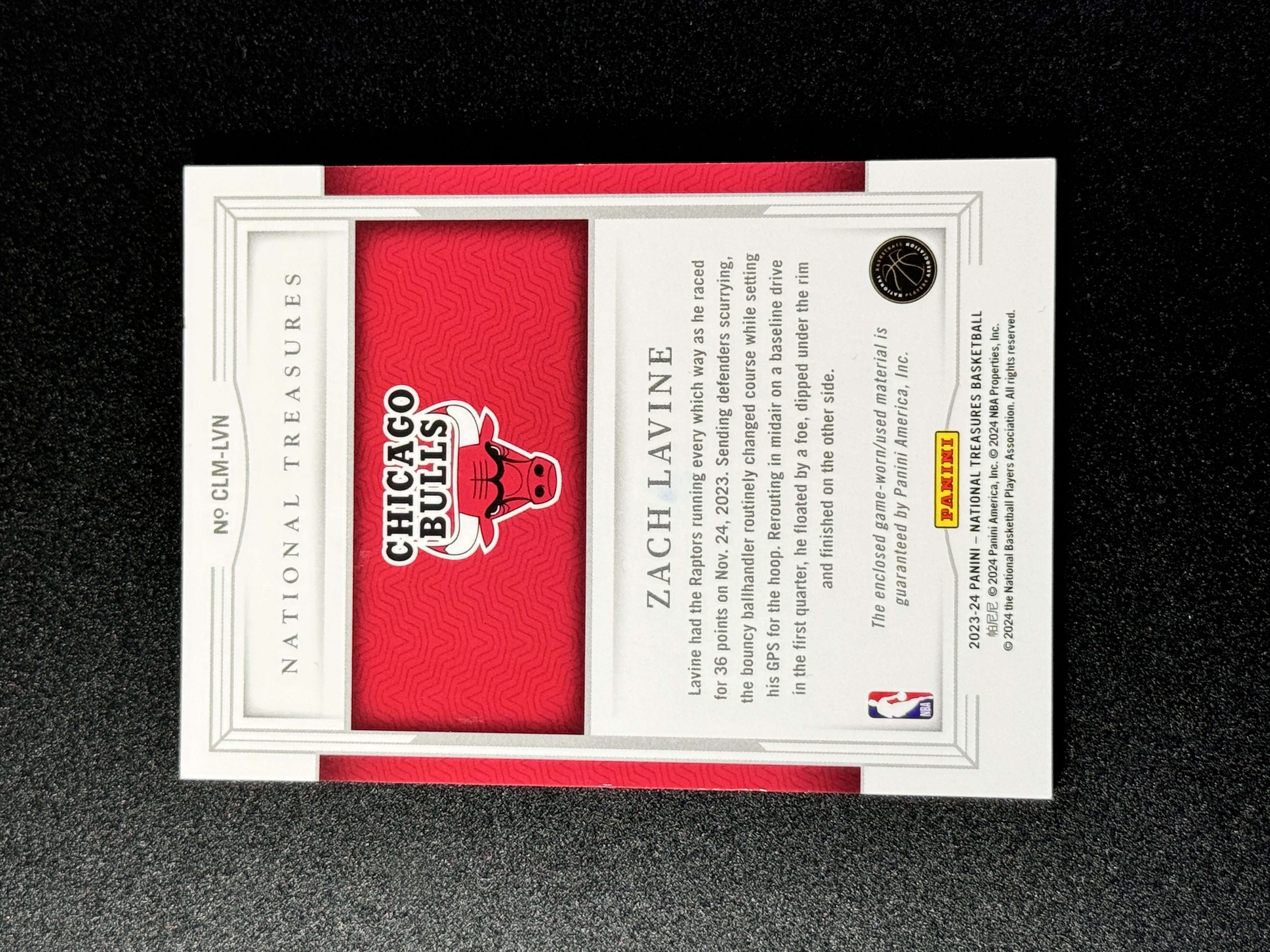 【喷子拍卖】2023-24 National Treasures Zach LaVine 国宝 芝加哥公牛 扣篮王 扎克 拉文 logoman 一编 湖水蓝闪 1of1 大hit卡 GU落场超有价 专收必备 包砖 微瑕看图 AABB