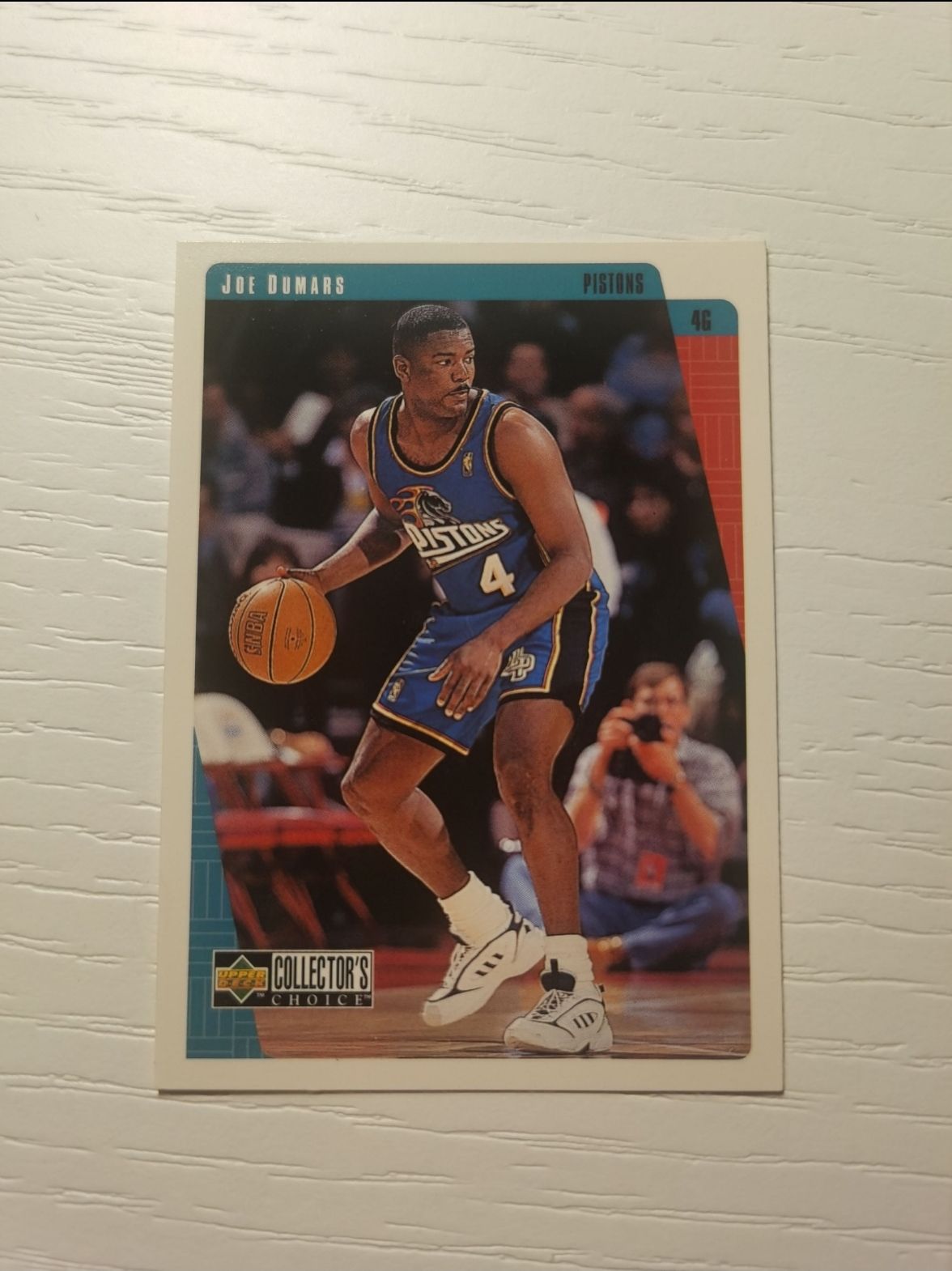 1996-97 Upper Deck Collector's Choice Joe Dumars 1996-97 乔-杜马斯 UD 活塞坏小子军团核心 一人一城 3届总冠军 6届全明星 FMVP