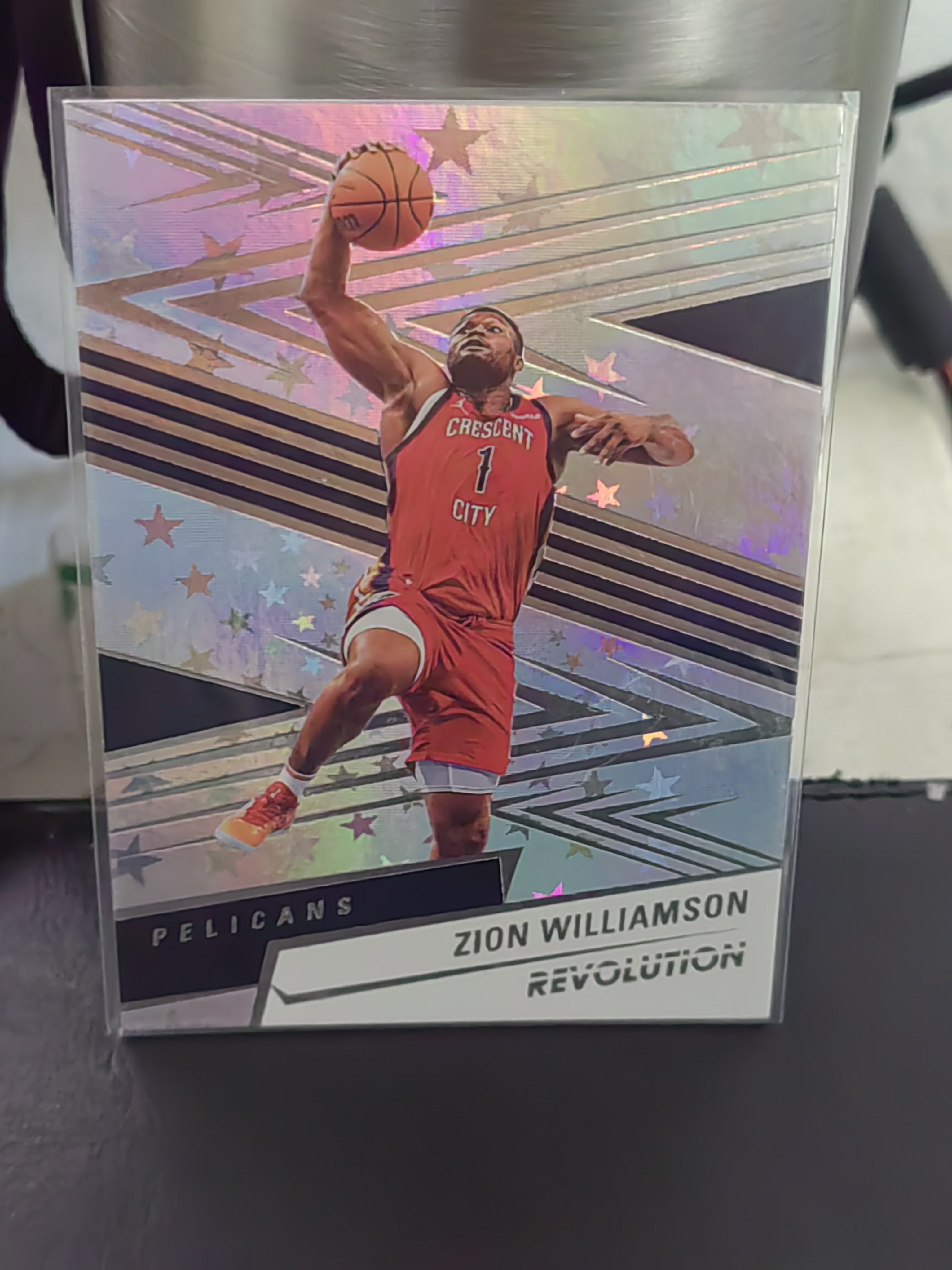 2024-25 Panini Revolution Zion Williamson 革命 锡安 威廉姆斯 胖虎 鹈鹕 星星 篮 白边白角 不保卡品 卡品如图