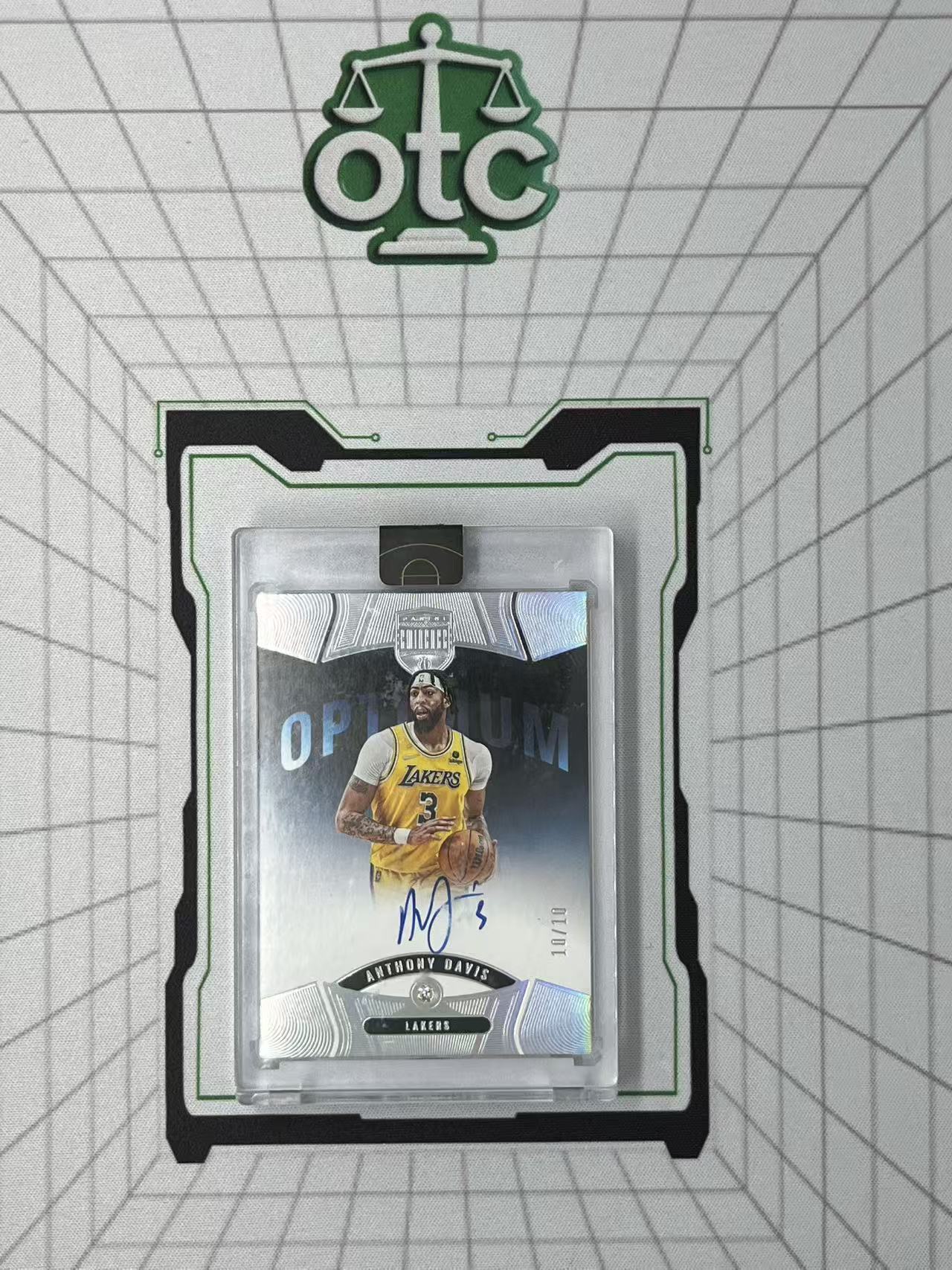 2021-22 Panini Eminence Anthony Davis 【盎司收藏】大真金 安东尼 戴维斯 10/10 尾编 钻石签 闪版卡签 10/10编 尾编 低编 原封砖 OC26