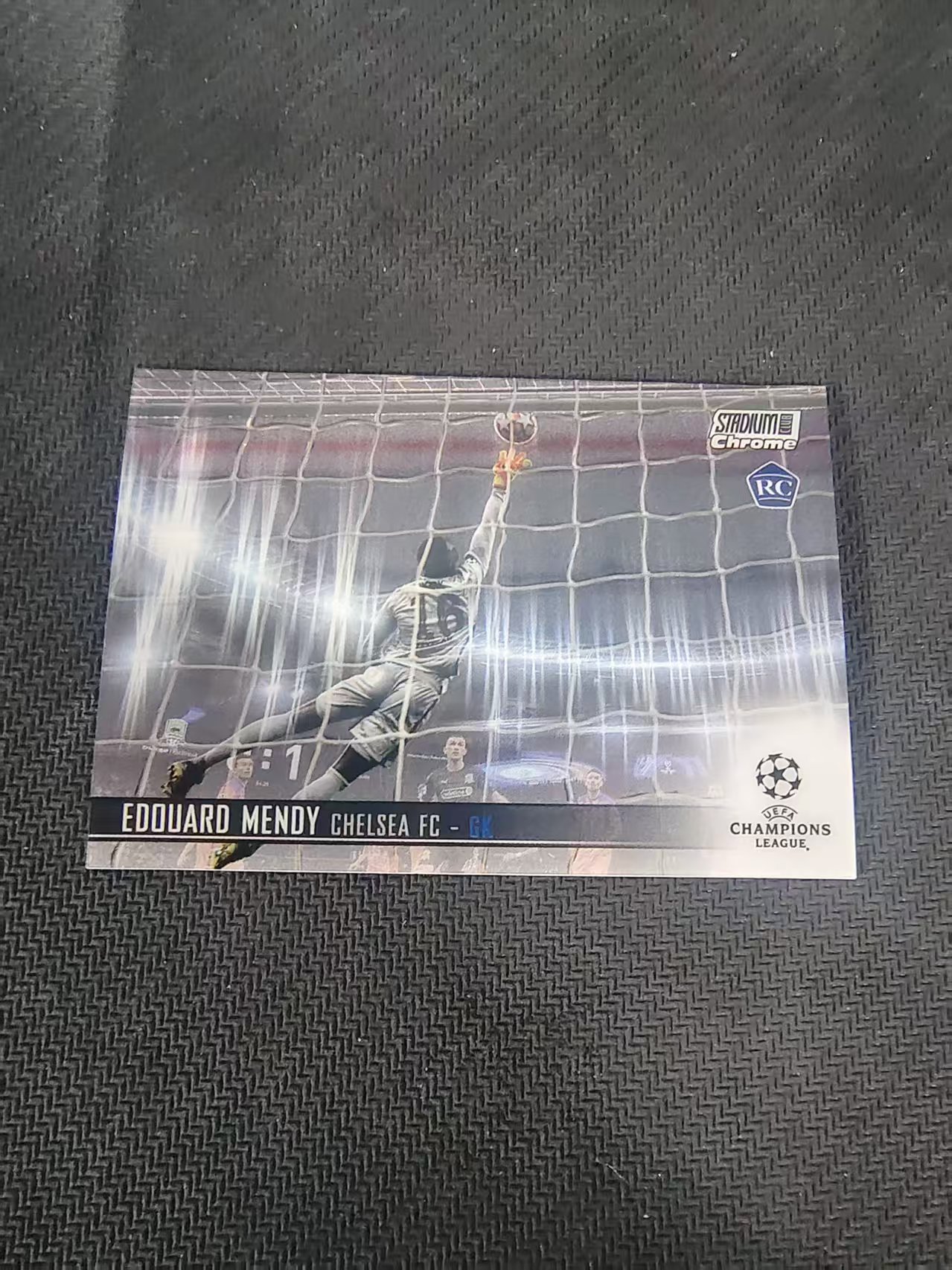 【可合并,不累计】2021 Topps Stadium Club Edouard Mendy RC 切尔西 爱德华 门迪 RC新秀 竞技场 欧冠 划痕 边角瑕疵 #5