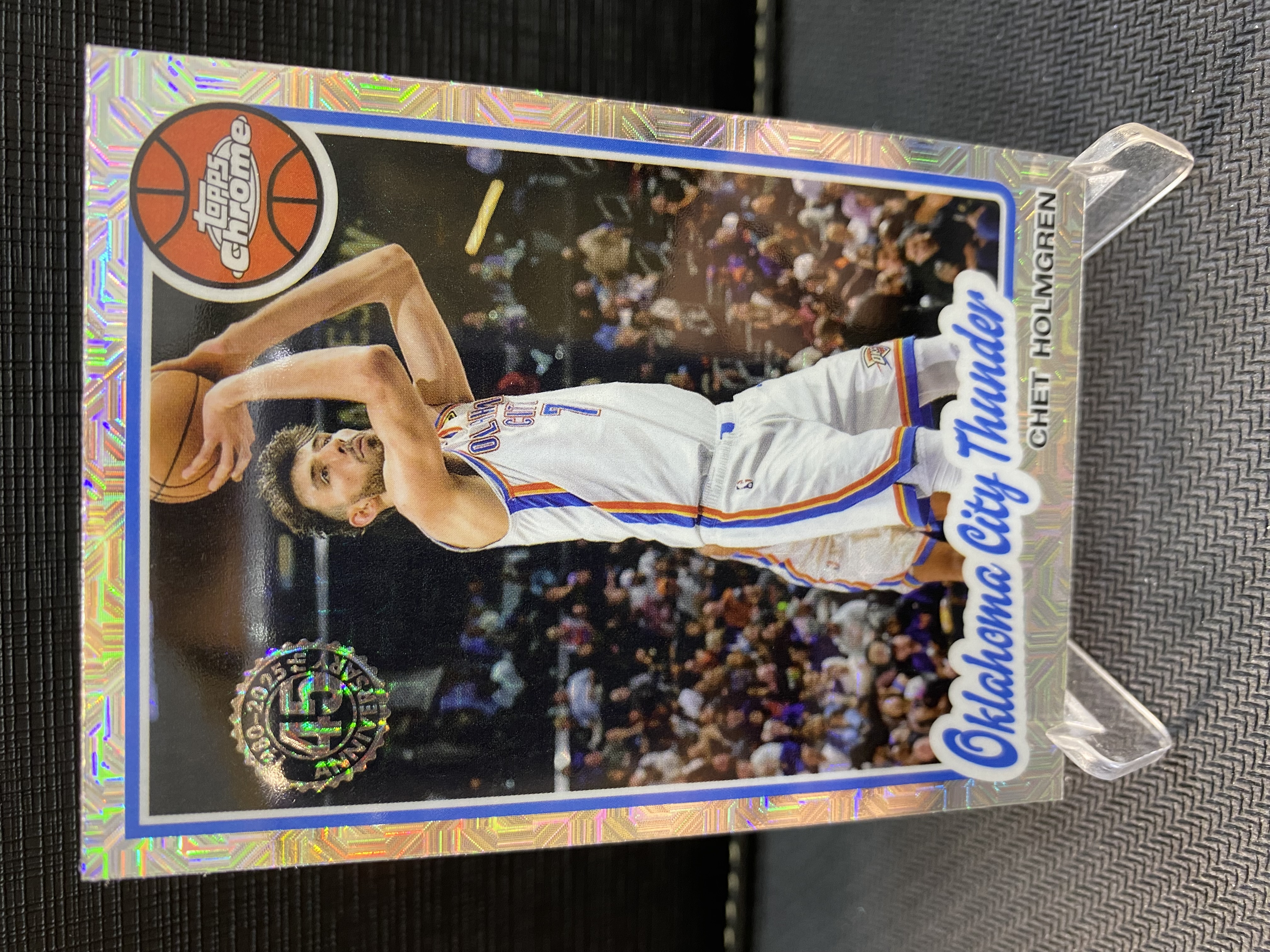 2025-26 Topps flagship Chet Holmgren mojo折 复古1980 45周年 雷霆 切特 霍姆格伦 收藏必备 卡品如图 -ZC-【乌苏拍卖】