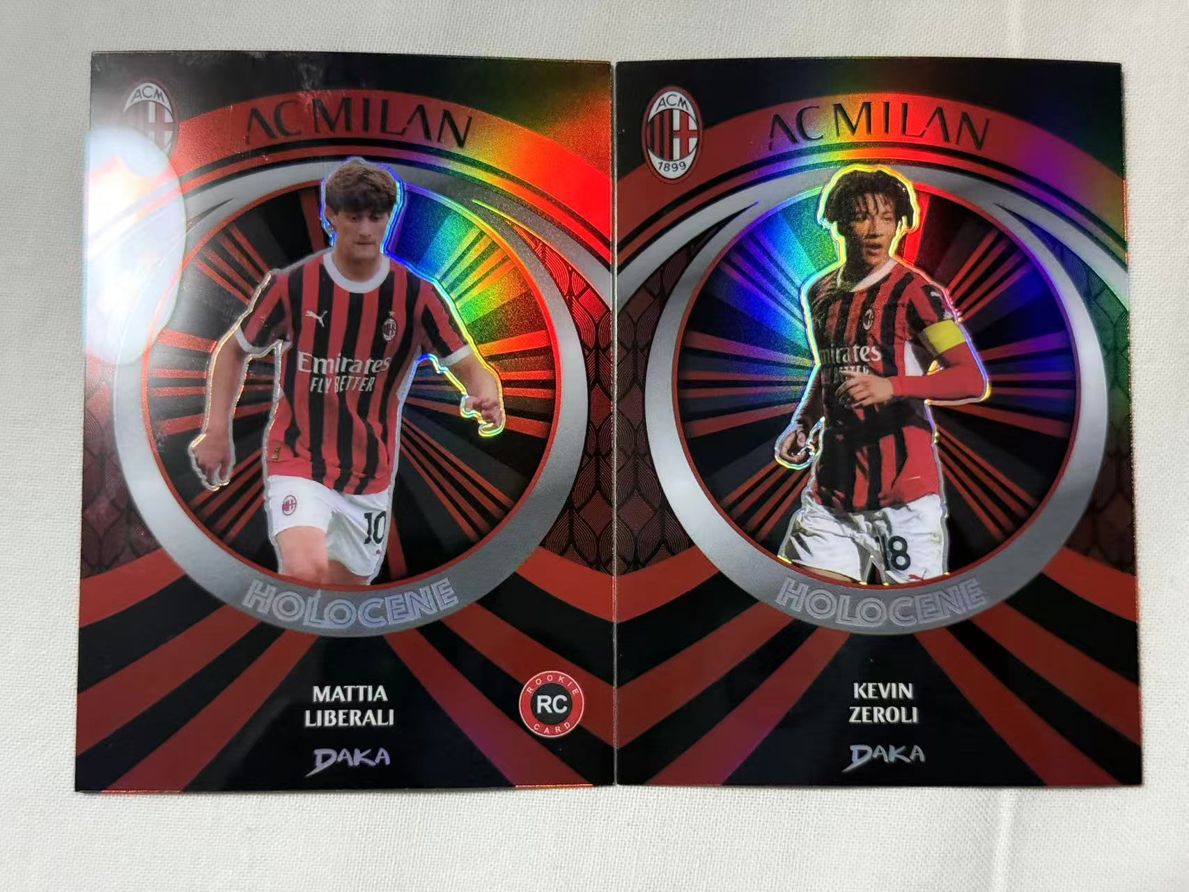 2024-25 DAKA AC米兰队盒 zeroli 【mxn拍卖】达咖 达卡 泽罗利 利贝拉里 35编 涡轮 特卡 AC米兰 AC MILAN 意大利 凑套必备 不发到付