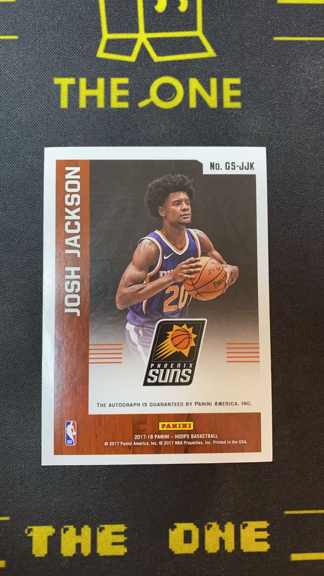 2017-18 Panini NBA Hoops Josh Jackson 【TheOne】约什 杰克逊 太阳 Hoops 签字【空白】