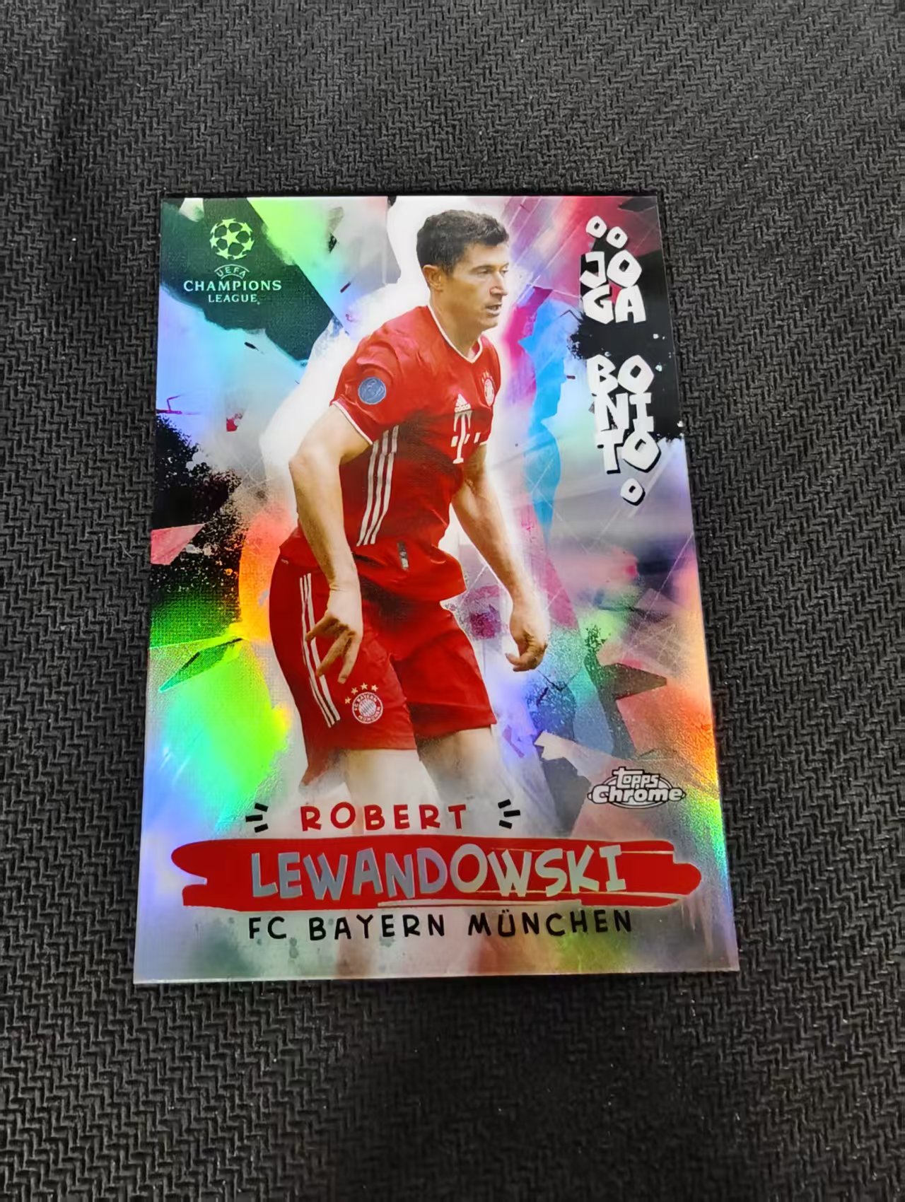 【可合并,不累计】2021 Topps Chrome Robert Lewandowksi 莱万 莱万多夫斯基 拜仁 joga 美丽比赛 大比例 划痕 边角瑕疵