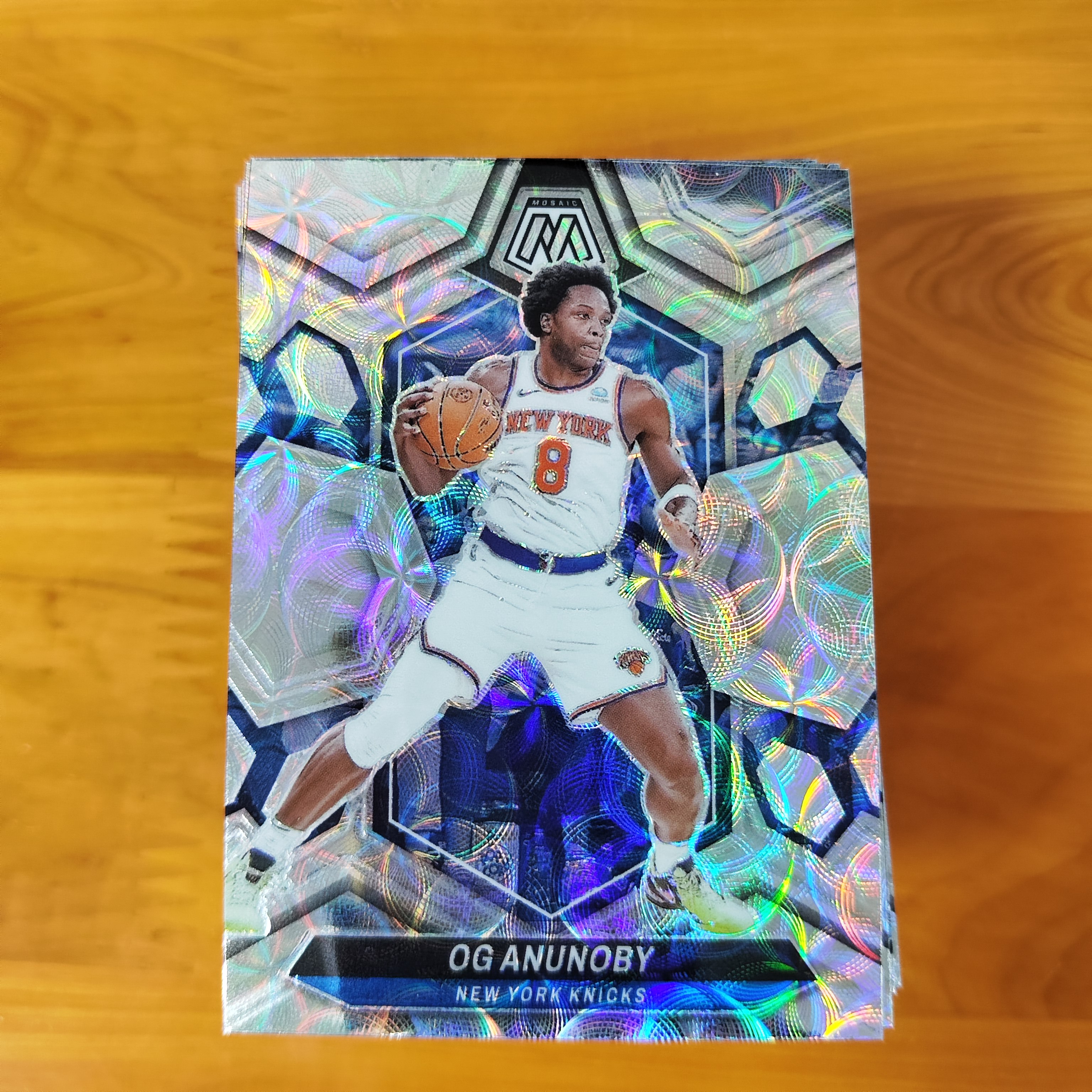 2023-24 【HADE拍卖-小卡之家】 Mosaic OG Anunoby 阿奴诺比  圈圈折   单卡base 卡品如图 A59