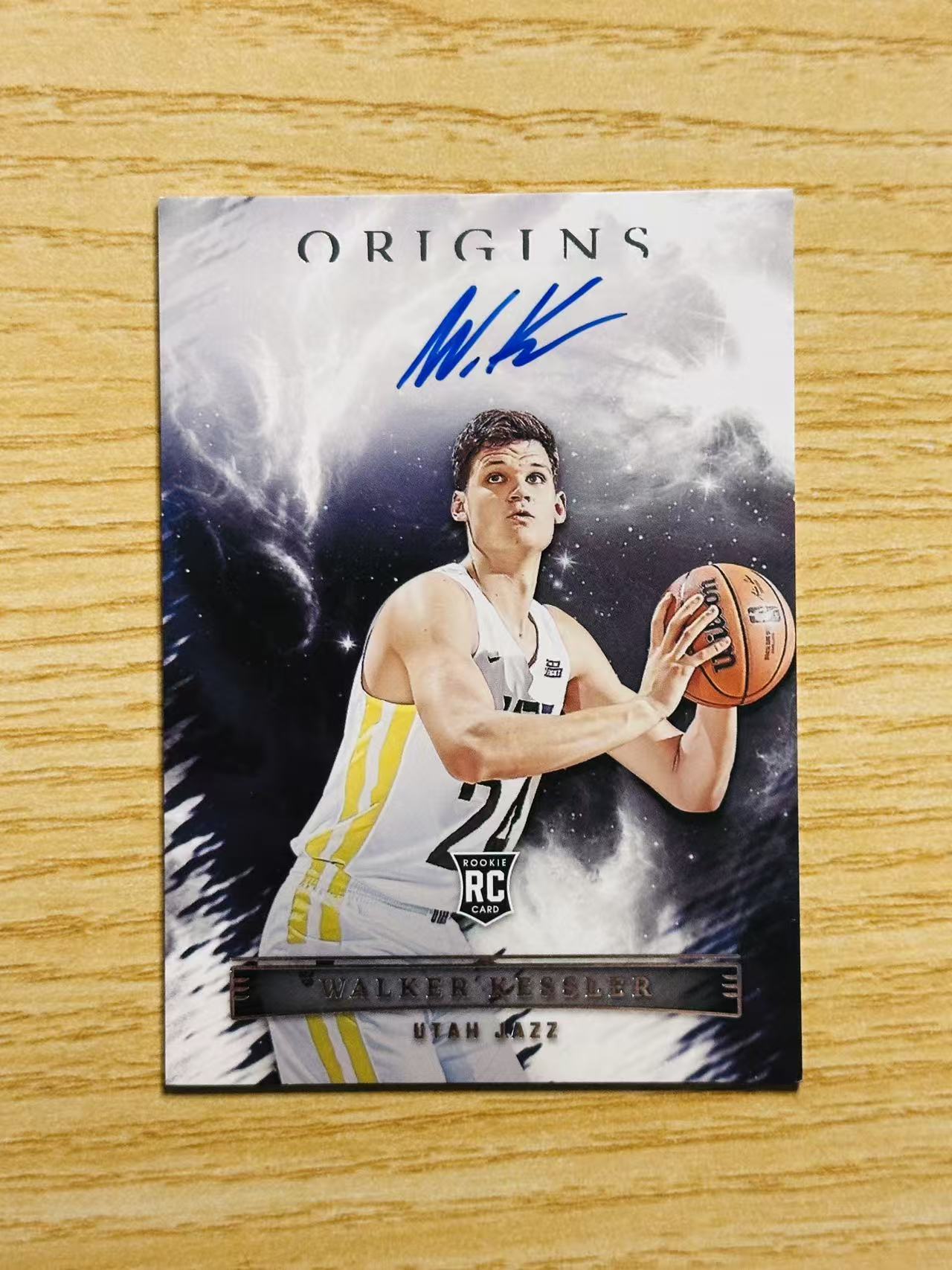 2022-23 Panini Origins Walker Kessler RC #RA-WKL 沃克 凯斯勒 爵士 起源 签字 卡签