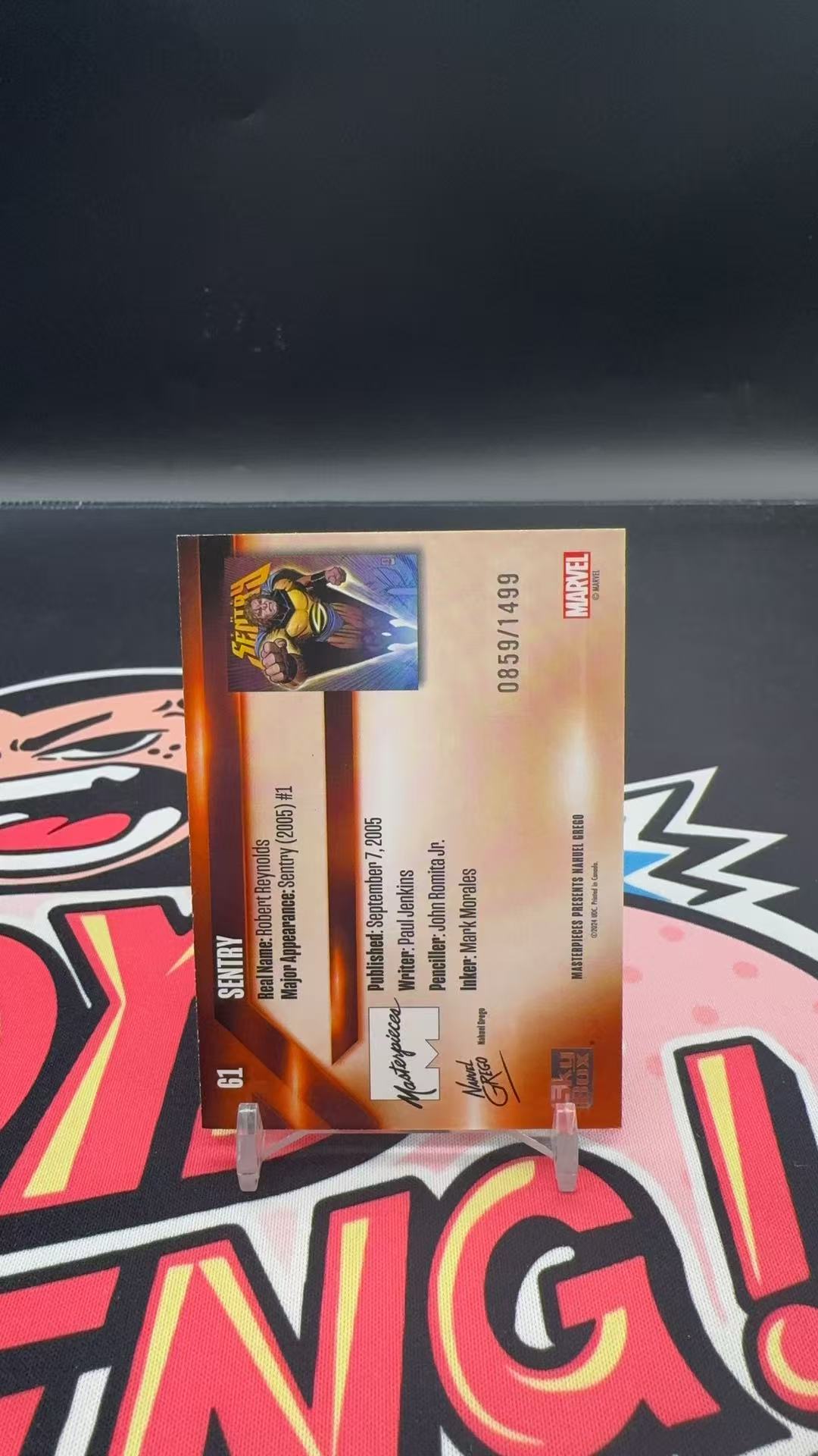 【玩具坑】2022 Skybox Marvel Masterpieces 漫威 大师杰作 1499编 哨兵