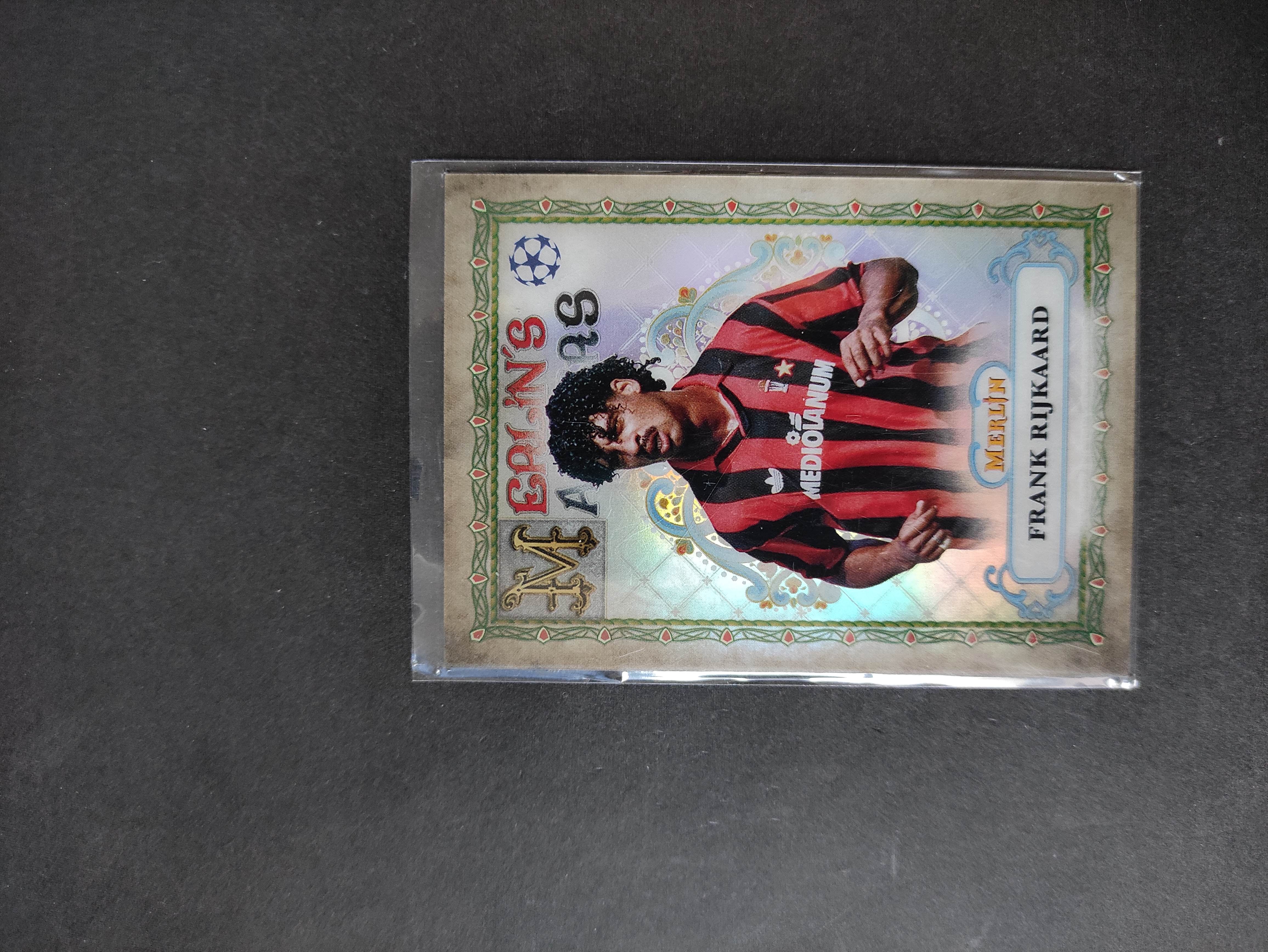 2023 Topps Merlin chrome Frank Rijkaard 【进击卡社】梅林 大师特卡 欧战 欧冠 AC米兰 里杰卡尔德 荷兰三剑客 名宿 专收必备