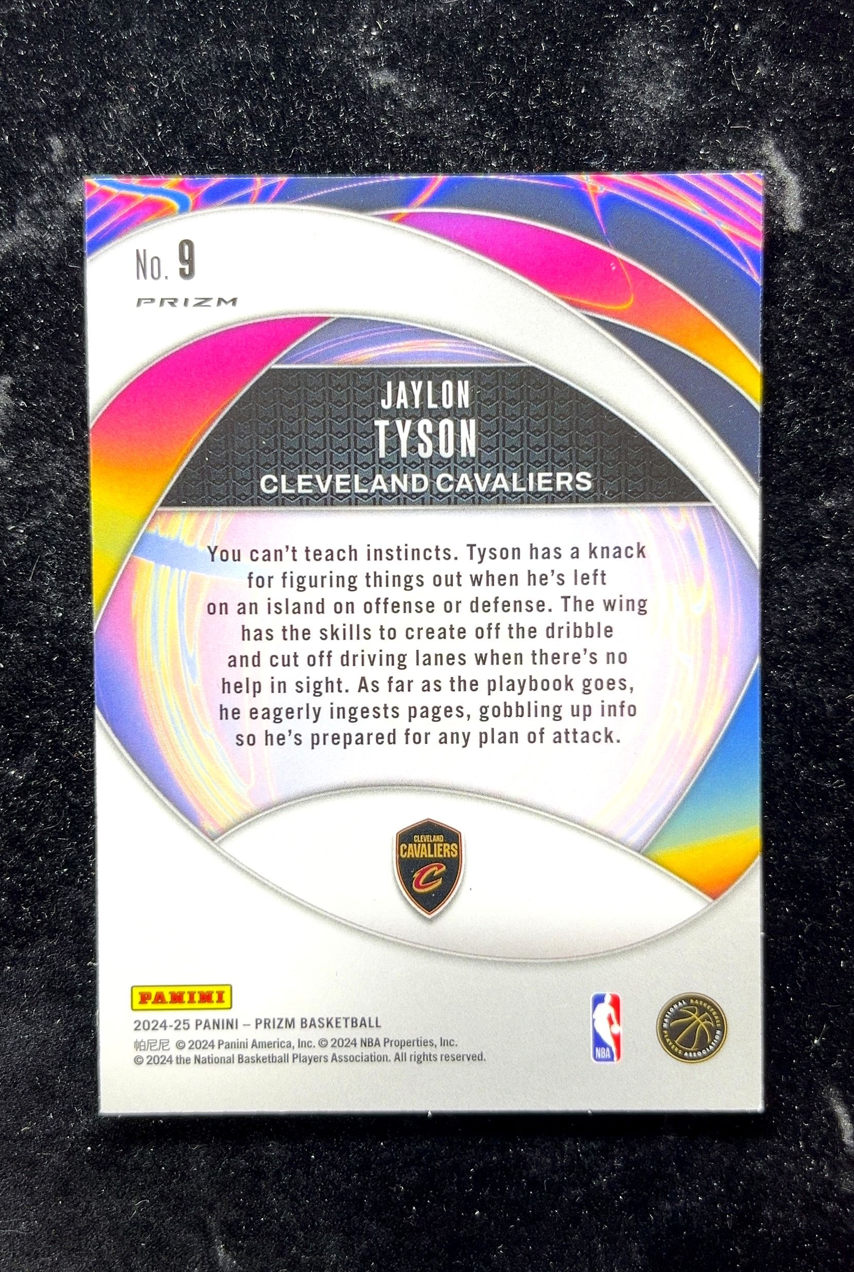 【小白1%代卖】2024 Panini Instant Impact Prizm Jaylon Tyson 杰伦·泰森 银折 银平行 折射 新秀 RC 卡品如图 高价值 #9 0702
