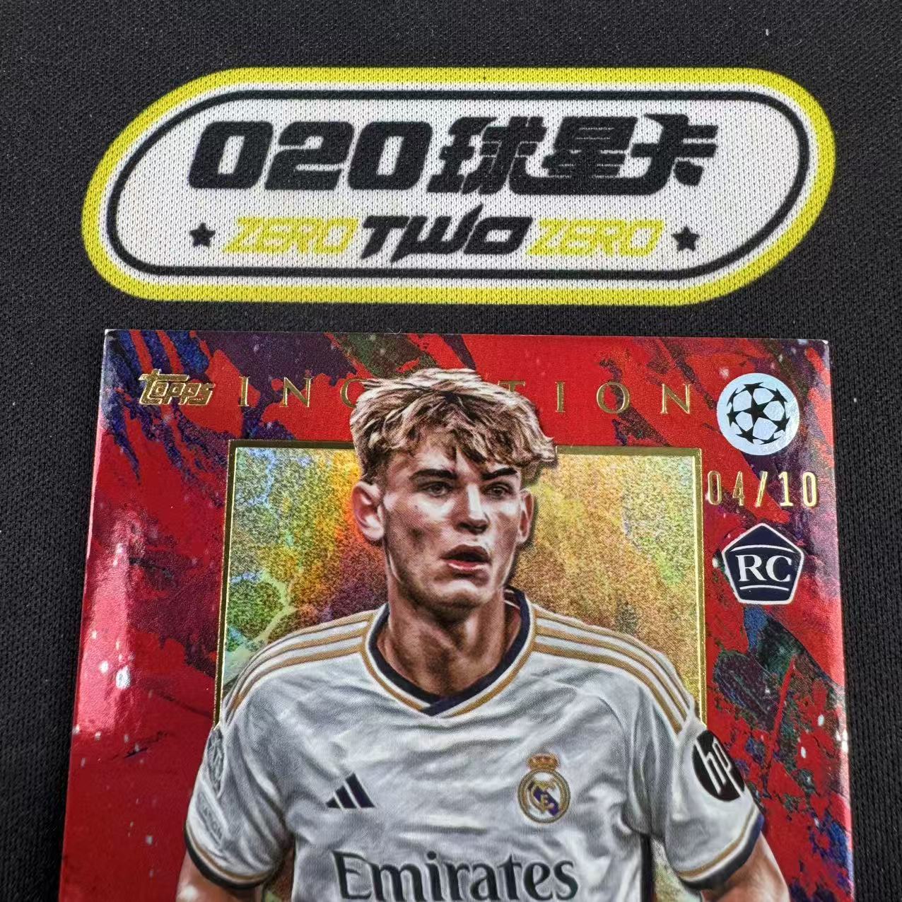 2023-24 Topps Inception Nico Paz 盗梦 尼科 帕兹 新秀RC 4/10编 新星 红平行 皇马 微瑕如图(OSORA)