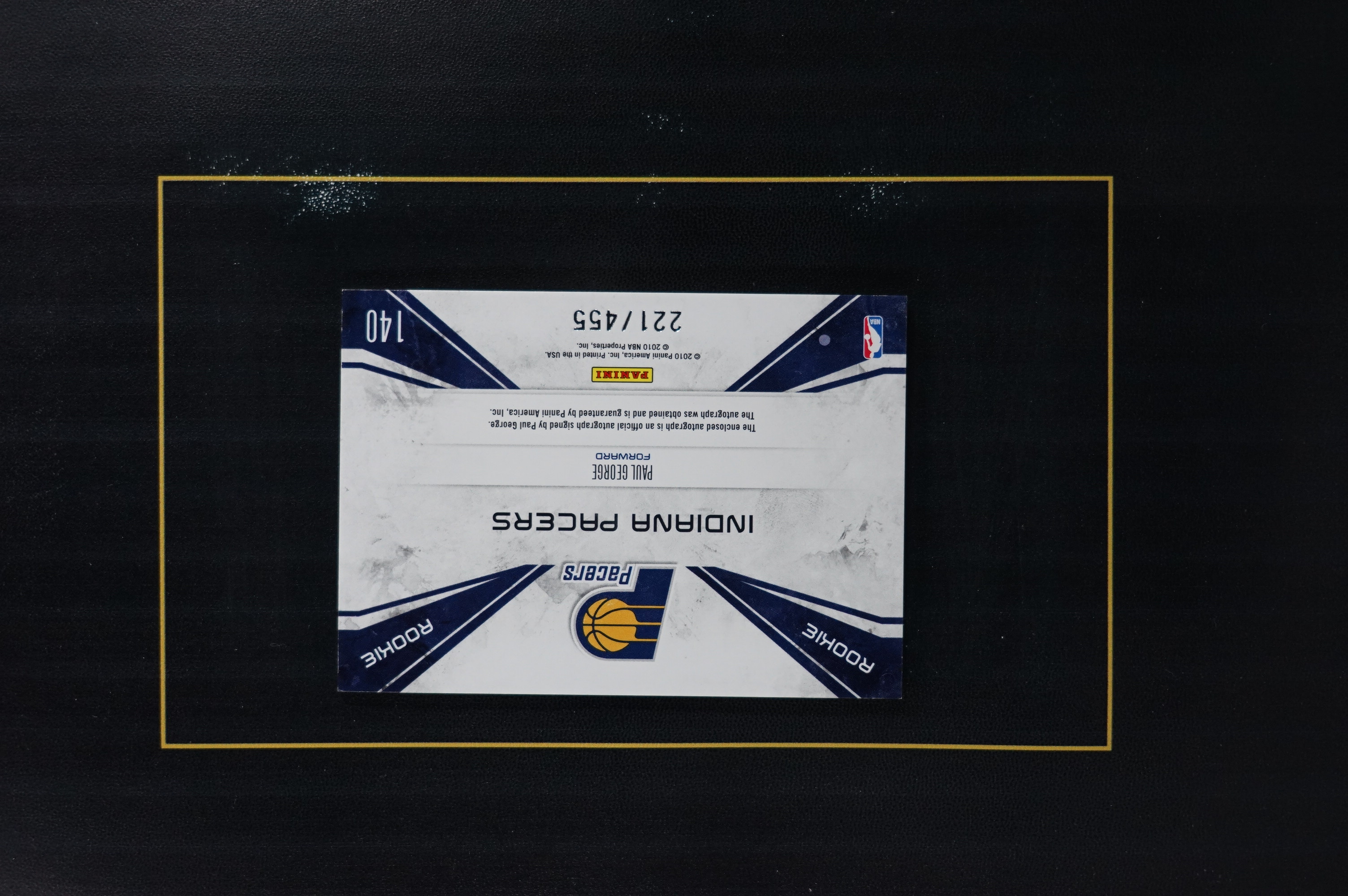 248 Rpa 2010-11 Panini Rookies & Stars Paul George RC 新秀 步行者 保罗乔治 455编 RPA ...