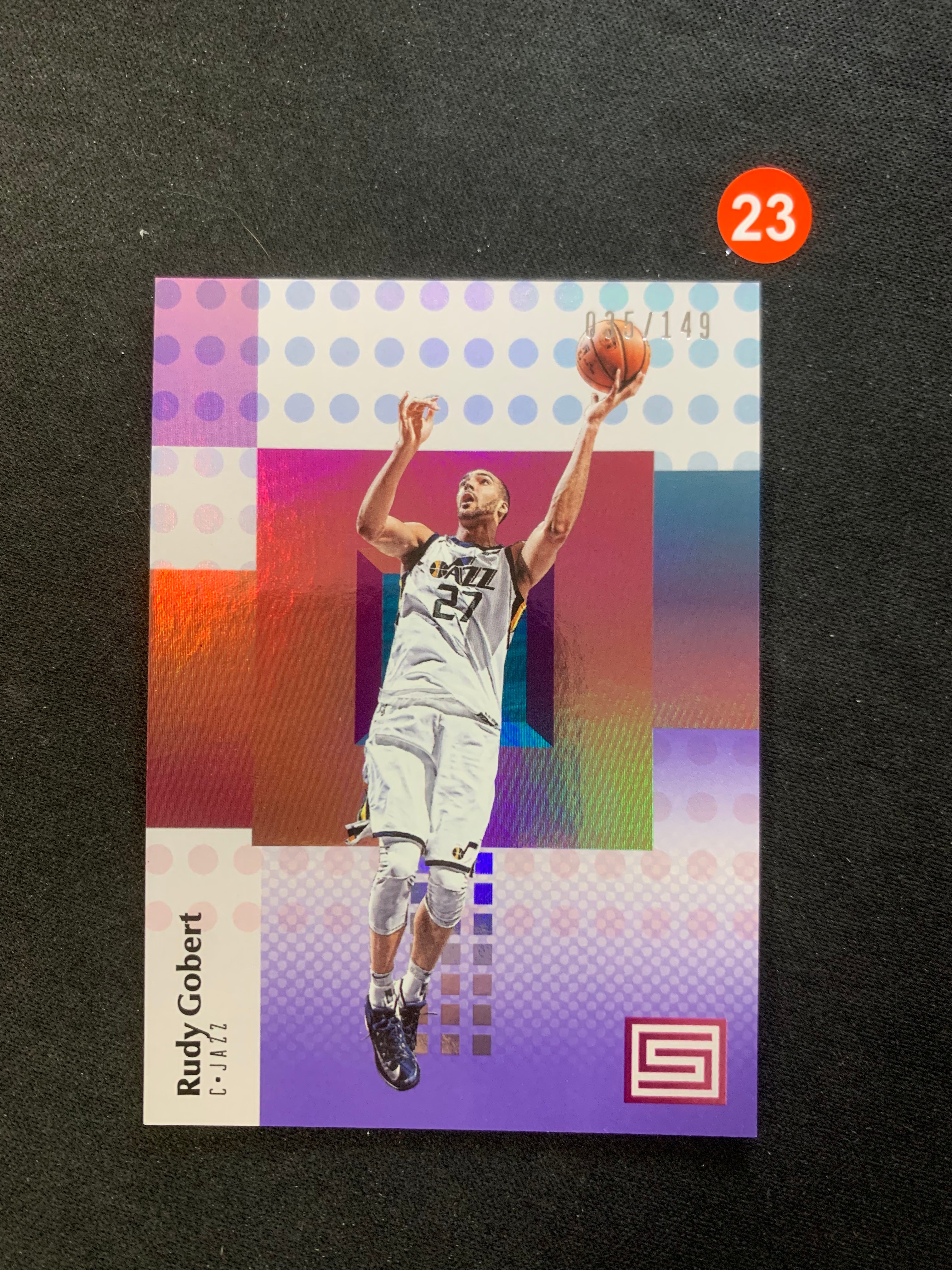 2017-18 Panini Status Rudy Gobert 【大树代卖】鲁迪戈贝尔 小粉盒 149编 折射 爵士 dpoy（h02h/红23