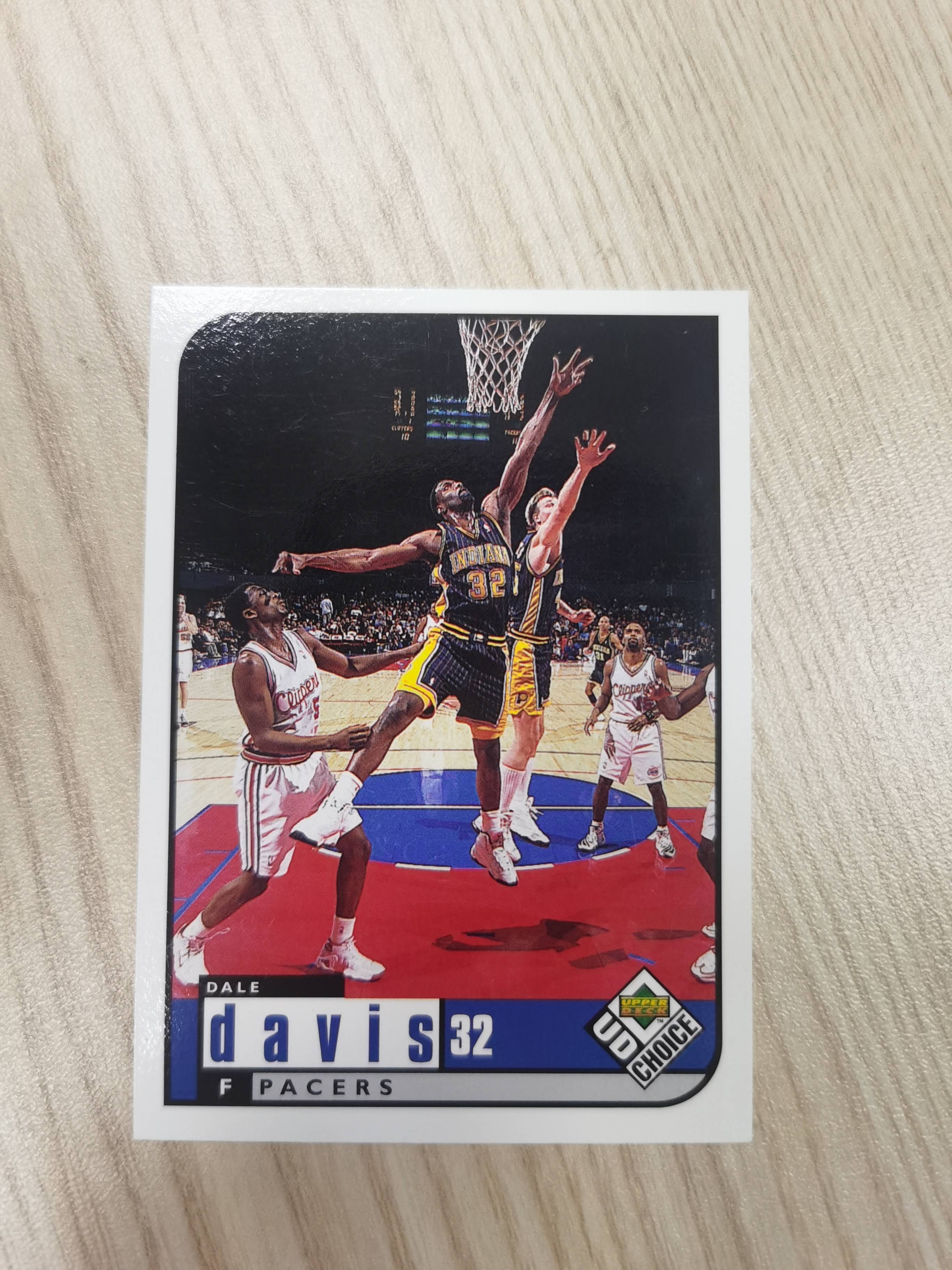 1998-99 Upper Deck Choice Dale Davis 1998-99 戴尔-戴维斯 UD choice #59 1届全明星 防守悍将 步行者 硬通货 极具收藏价值