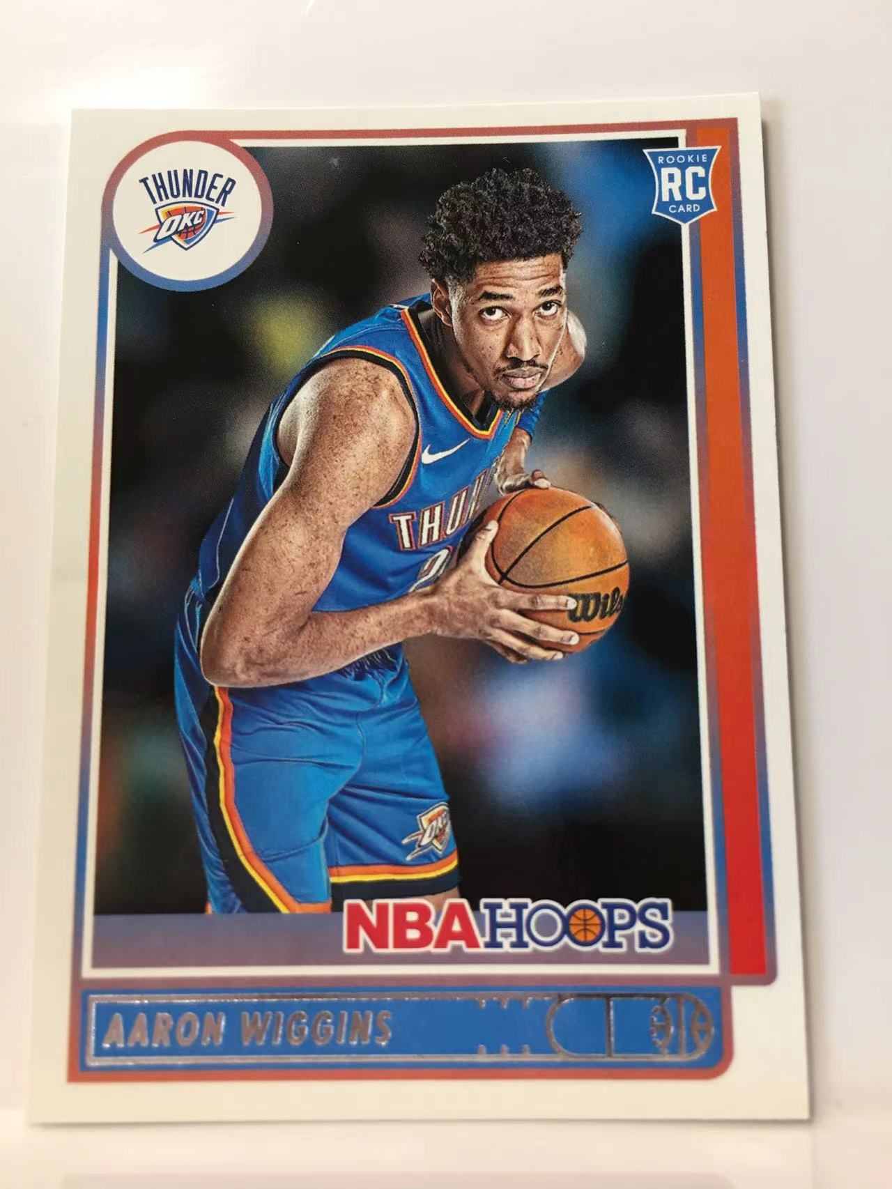 2021-22 Panini NBA Hoops Aaron Wiggins 阿隆 維金斯 雷霆  新秀 RC 籃球 卡品如圖 E014A