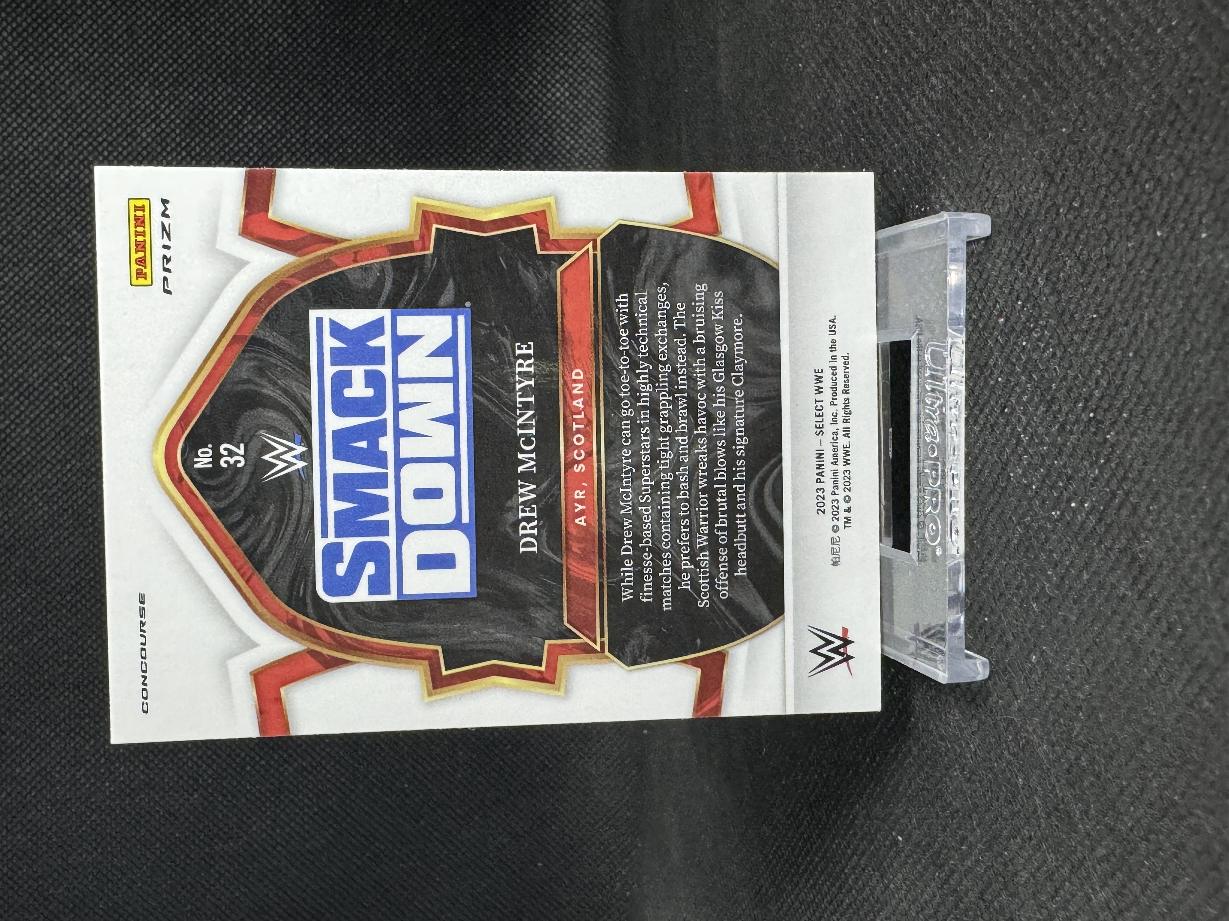 2023 Panini Select Drew McIntyre 德鲁 麦金泰尔 折射 SMACK DOWN