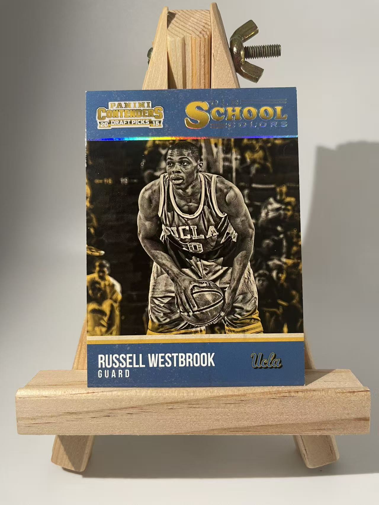 2015 Panini Contenders Russell Westbrook 威少 威斯布鲁克 球票 UCLA 镭射效果 特卡 青涩时期