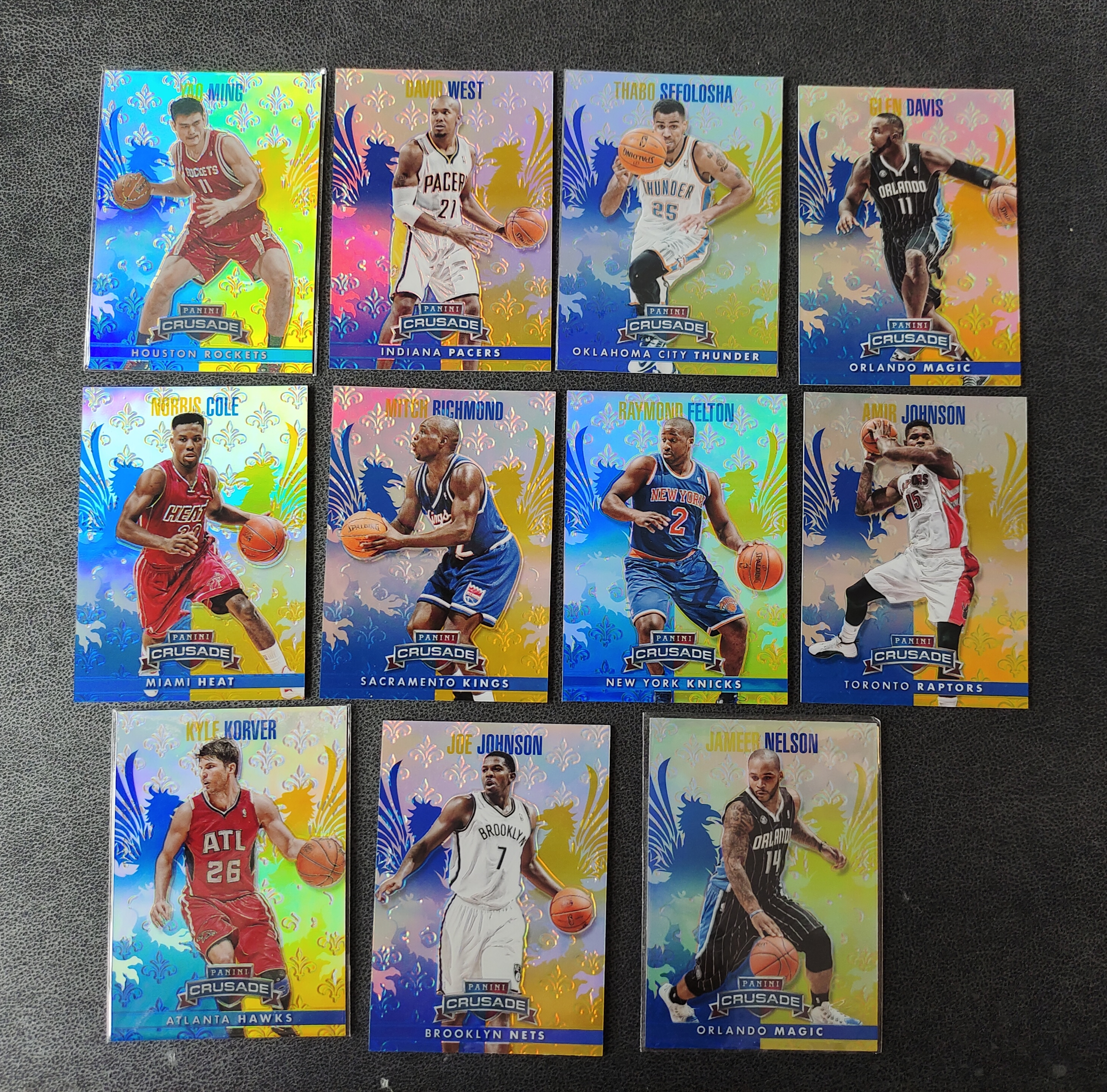 2013-14 crusade 十字军 蓝折 11张打包 姚明带队 韦斯特 塞弗罗萨 费尔顿 凑套必备