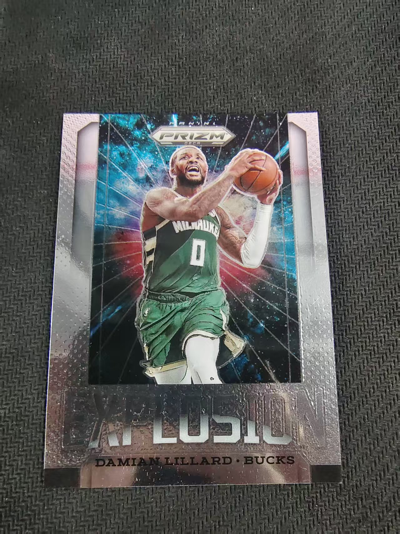 【可合并,不累计】2024-25 Panini Prizm Deca Damian Lillard 达米安 利拉德 雄鹿 PZ 复刻 特卡 划痕 边角瑕疵 #14