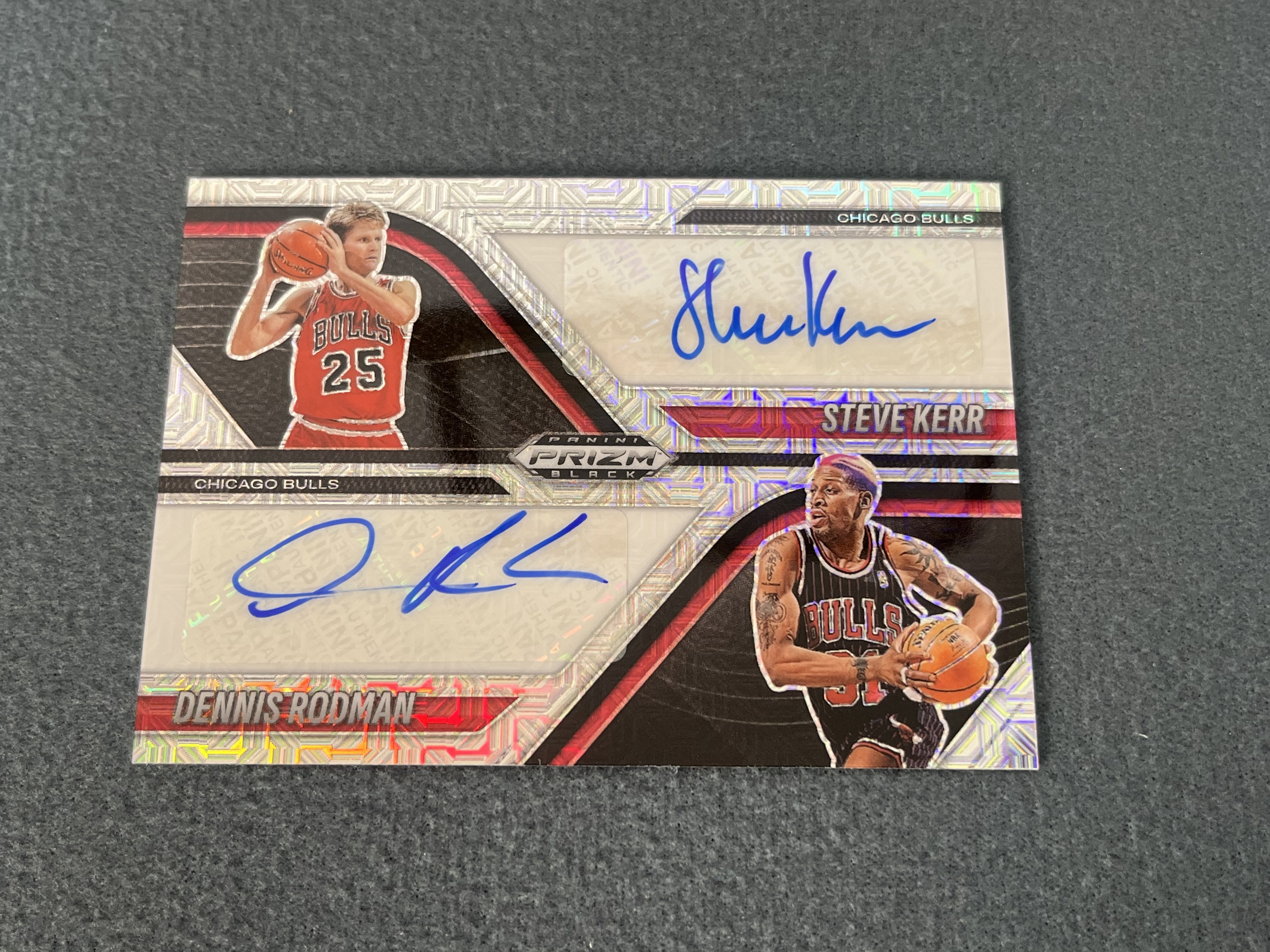 【大盘鸡拍卖】2024-2025 Panini prizm 丹尼斯 罗德曼 史蒂夫 科尔 11/25 mojo折 双人签字 签字 卡品如图 收藏必备