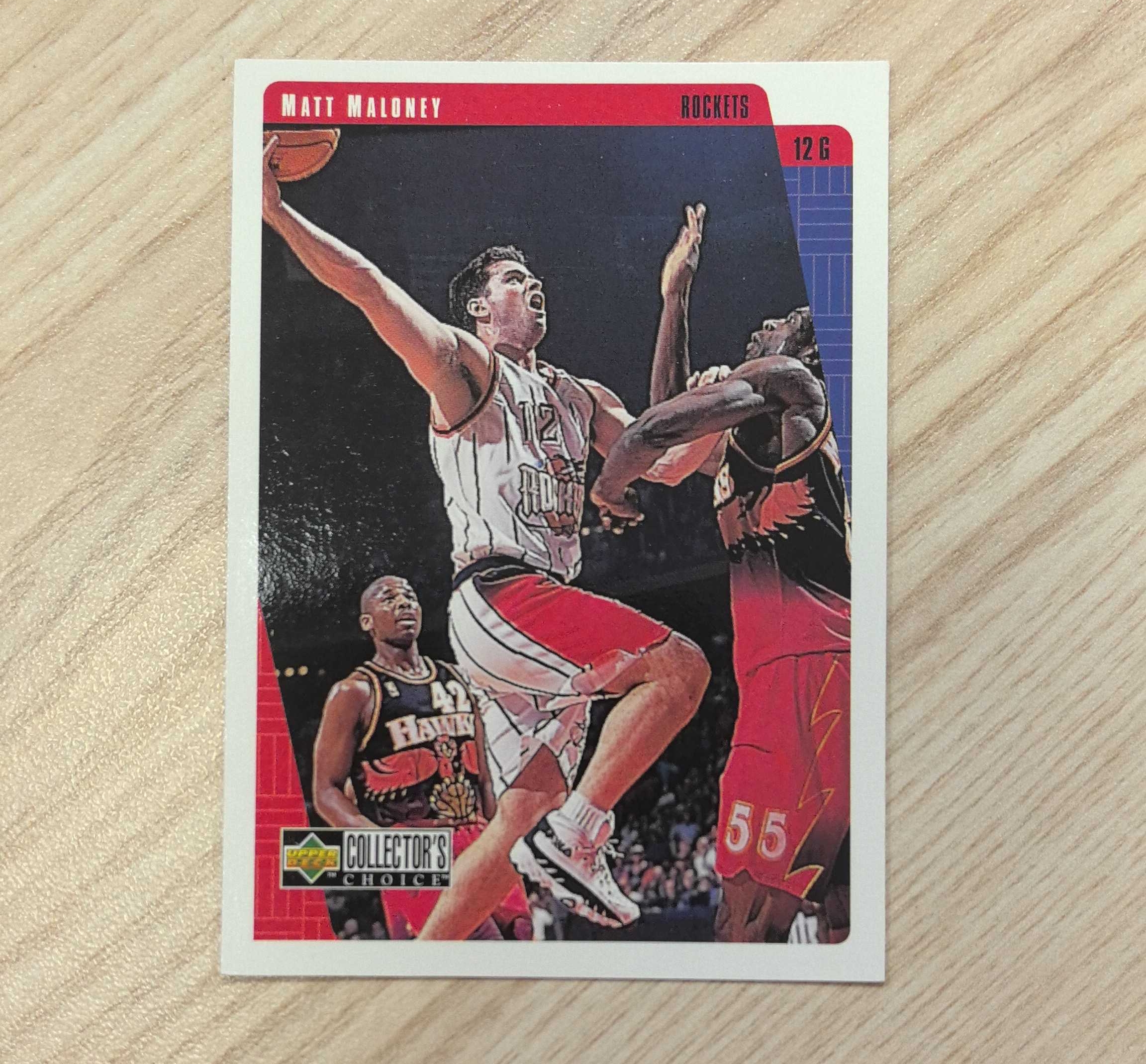 1997-98 Upper Deck Collector's Choice Matt Maloney 马特·马龙尼 UD 新秀卡 职业生涯效力于休斯顿火箭、亚特兰大老鹰、芝加哥公牛三支球队