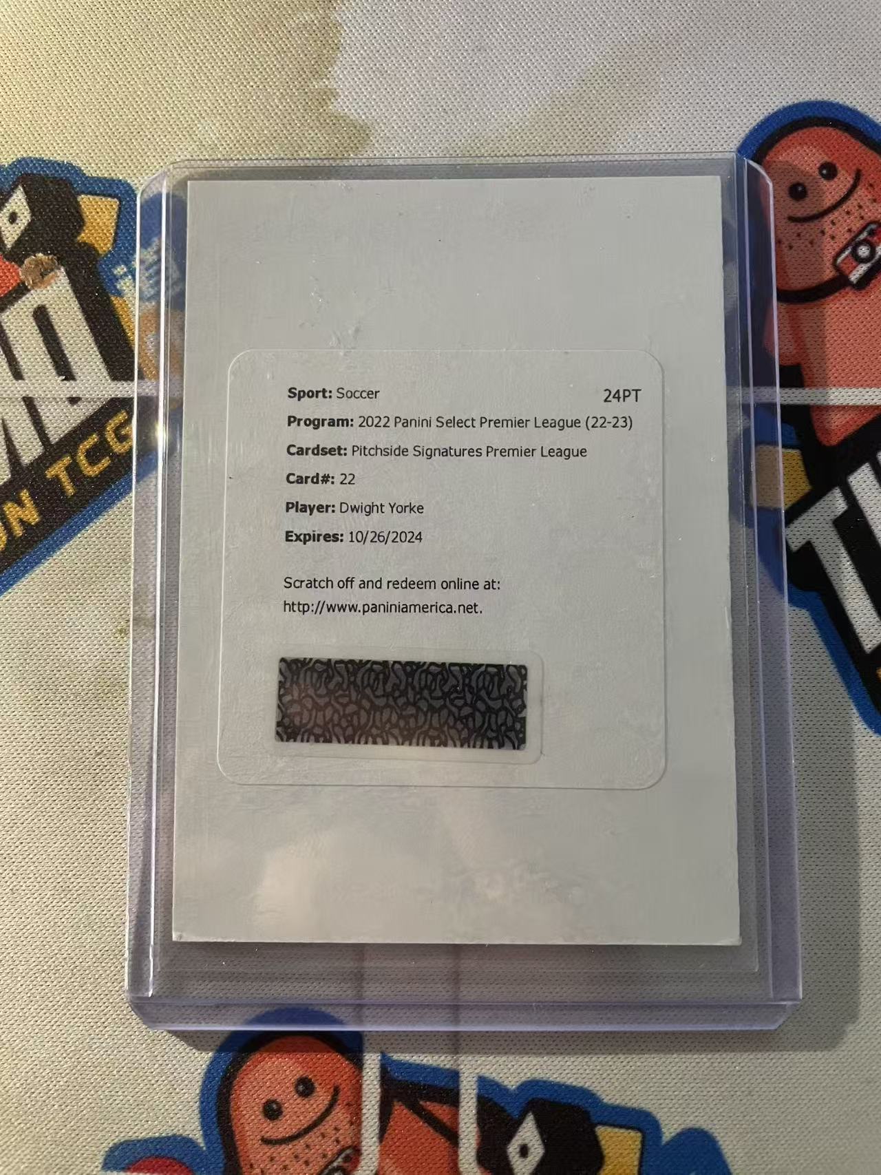 2024 Panini Select Dwight Yorke 德怀特 约克 签字 交换板 木水拍卖