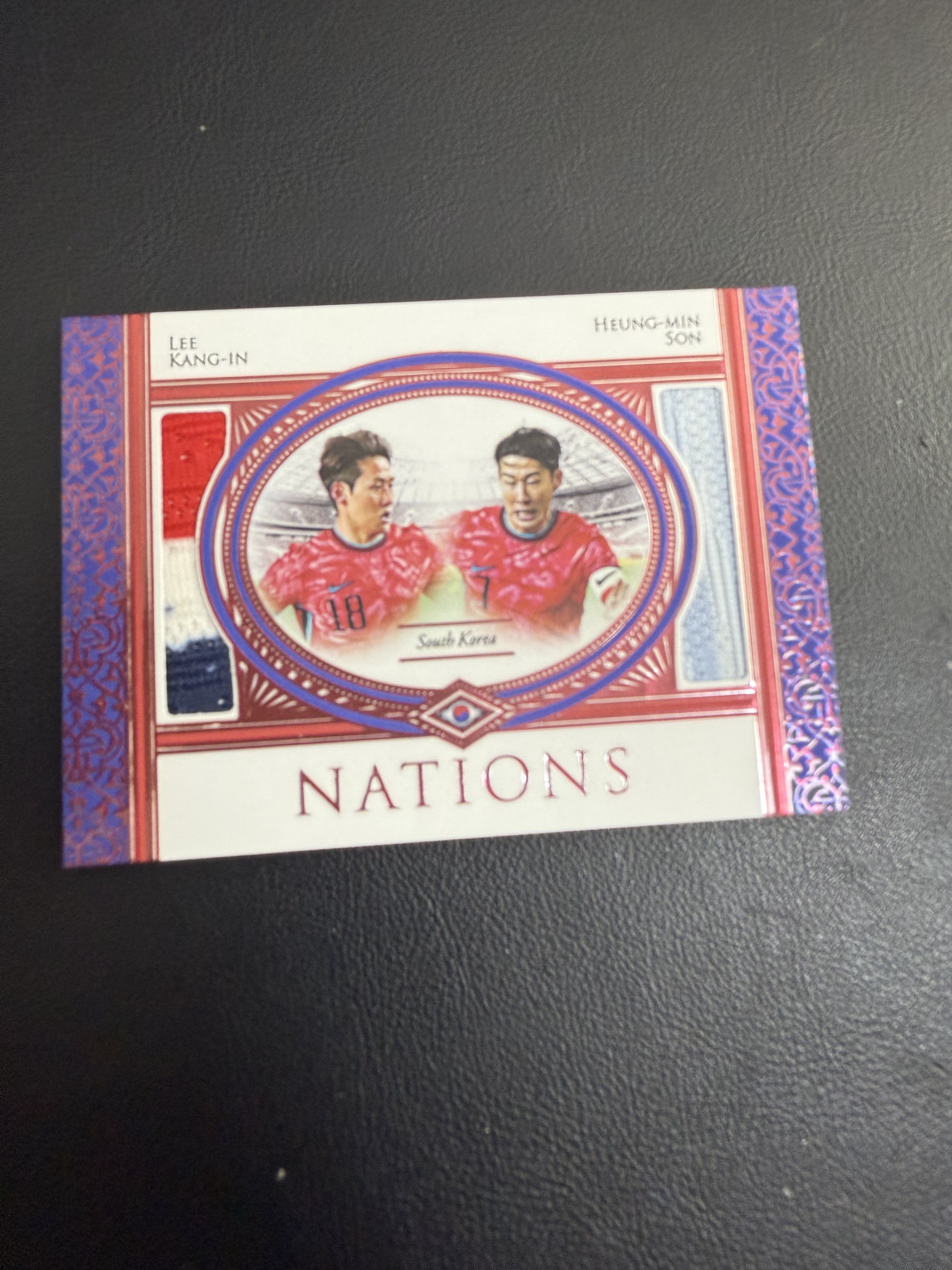 2025 Futera Futera Unique Heung-Min Son 福特拉 李康仁 孙兴慜 亚洲一哥 双人物料签 03/05编 暴力切割 收藏必备 卡品如图 【金叔代拍 秦月】