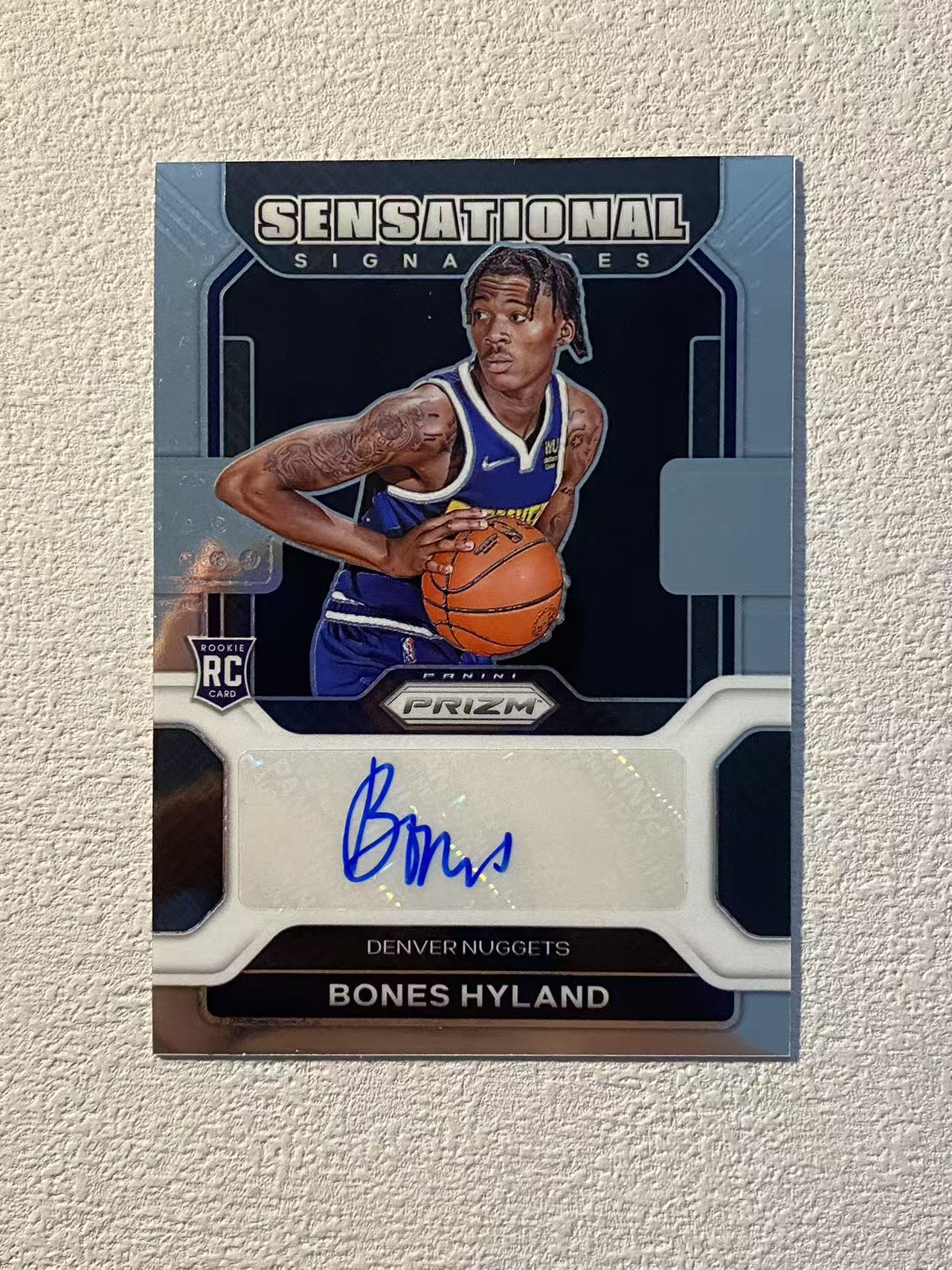 2021-22 Panini Prizm Bones Hyland RC pz 掘金 新秀rc 海兰德 签字 ss签 收藏必备