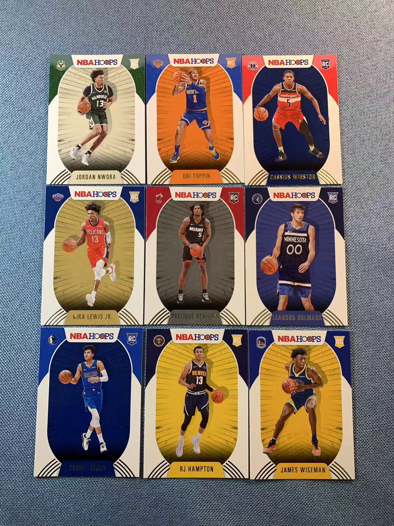 (詹叔代拍)2024-25 Panini hoops wiseman 托平 lewis 新秀rc 特卡 折射 一图多张打包 顺丰寄付 i3