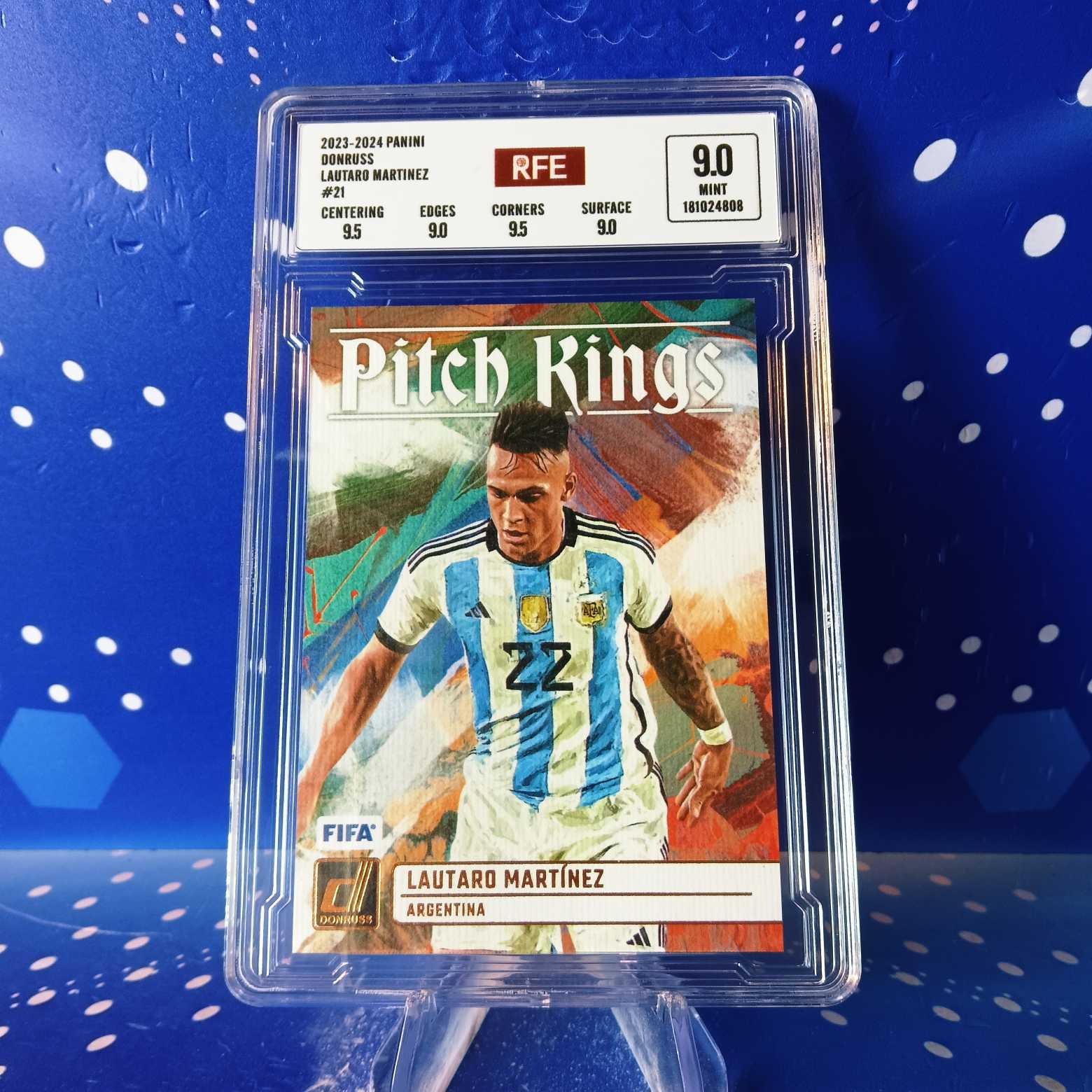 2023-24 Panini Donruss 劳塔罗 马丁内斯 评级卡 阿根廷 实卡精美稀有 品质保障 投资收藏必备 生日礼物 【蓝色星球】