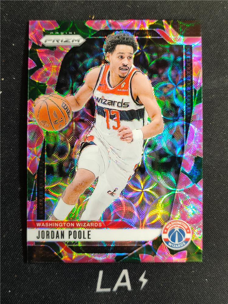 【LA拍卖】2024-25 Panini Prizm Jordan Poole Pz 中国版 荷花折 荷花圈圈折 17/18编 乔丹 普尔 奇才 KK081