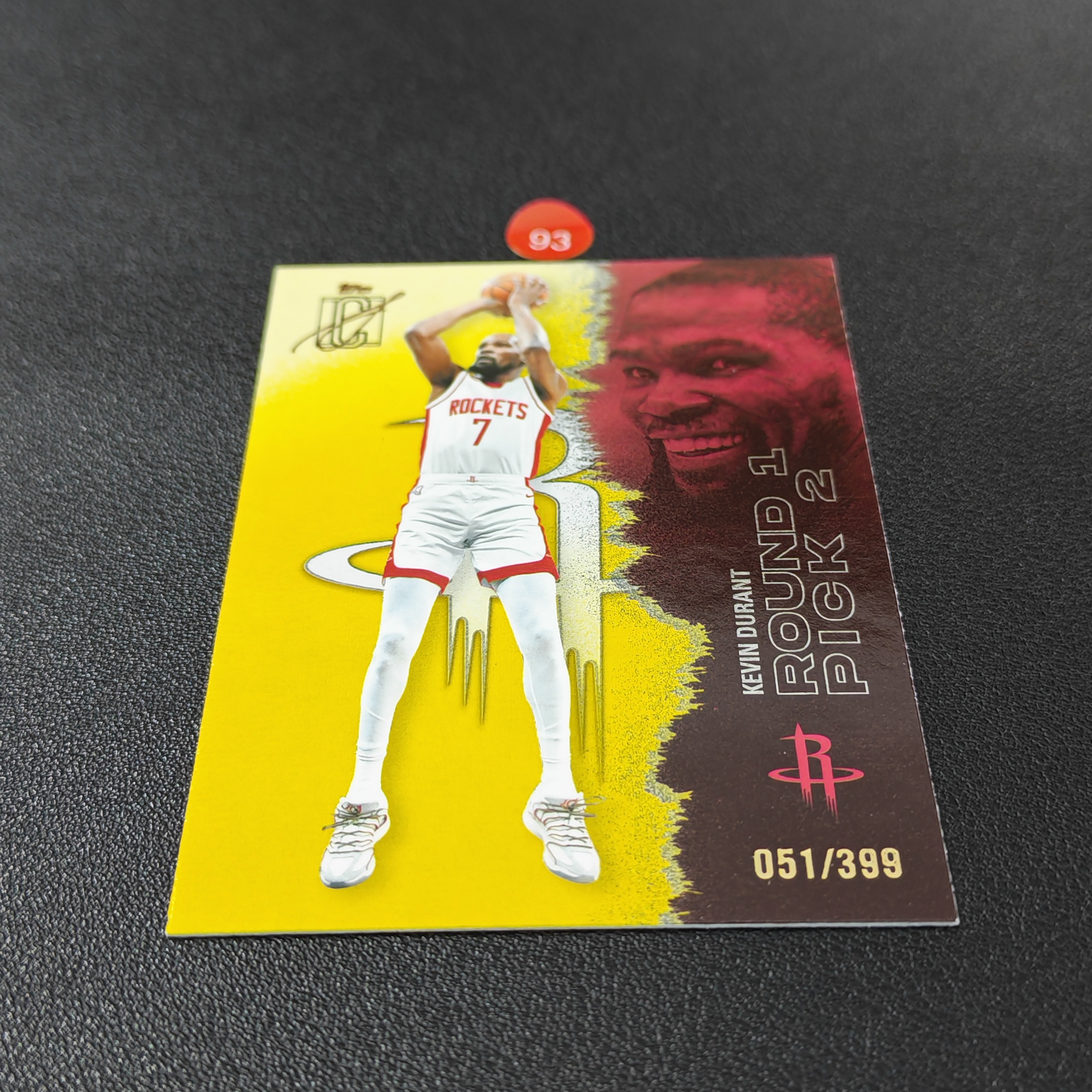 【鹰歌拍卖】凯文·杜兰特 Durant 火箭 正黄平行 051/399编 |2026 Topps Signature class 死神 未来可期 凑套必备 不保卡品#momo