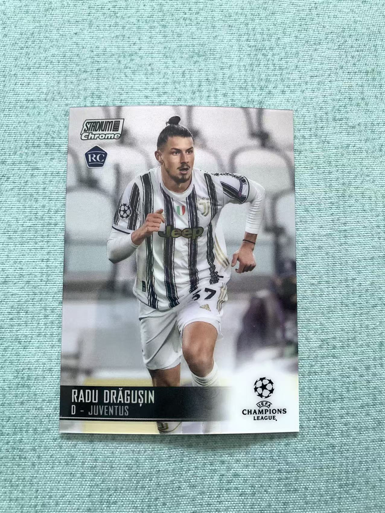 2021 Topps Chrome Radu Dragusin 德拉古辛 RC 尤文图斯 竞技场 欧冠 base 卡品如图 琪琪