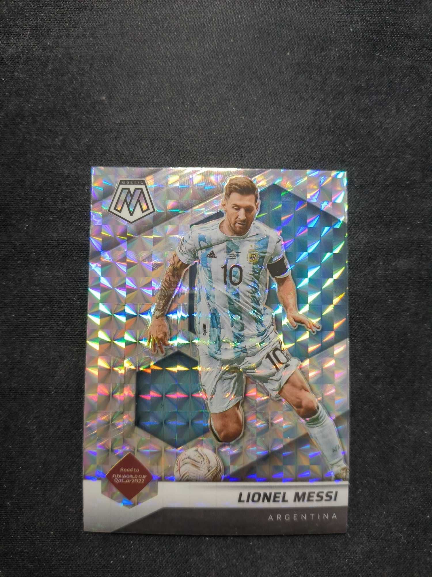 2021-22 Panini Mosaic Lionel Messi 世界杯马赛克 阿根廷 里奥 梅西 马赛克折（TQ） 卡淘