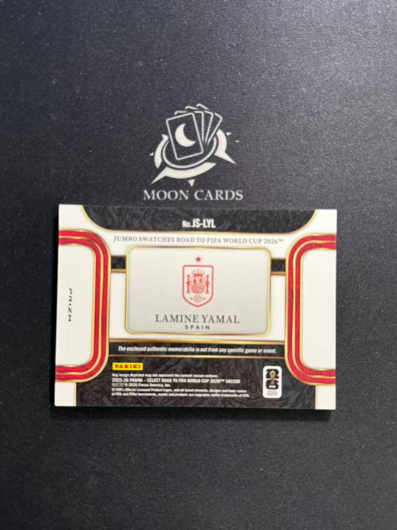 【梦卡拍卖】2025-26 Panini Select 世界杯 Lamine Yamal 拉明 亚马尔 西班牙 银折 球衣切割 物料 #DD# 王姐