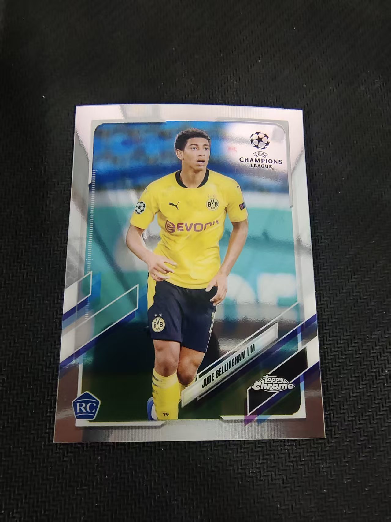 【可合并,不累计】2021 Topps Chrome Jude Bellingham RC 新秀 多特蒙德 祖德 贝林厄姆 欧冠 划痕 边角瑕疵 @68