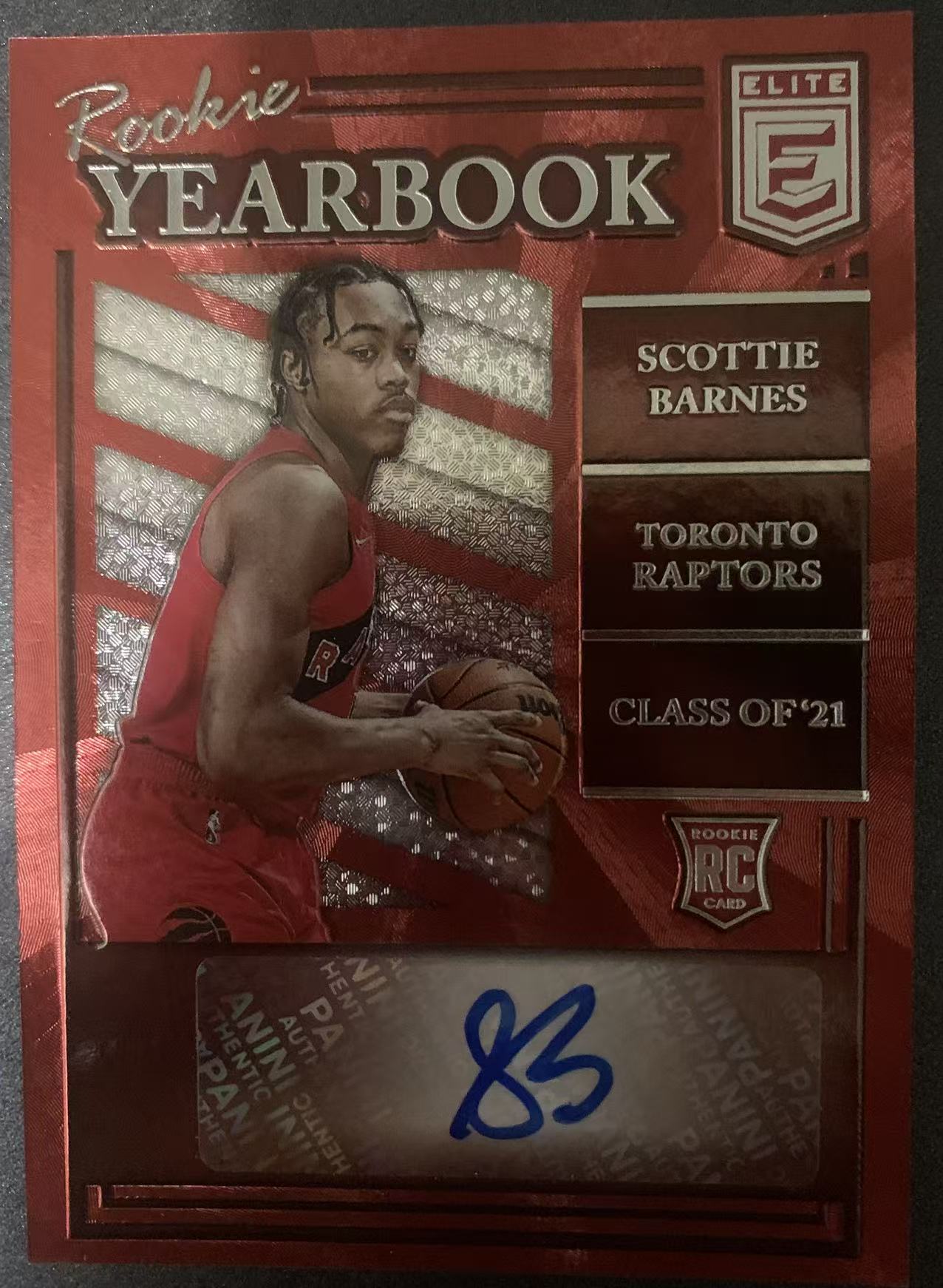 【瞳瞳代卖】21-22 Panini Elite 精英 斯科蒂 巴恩斯 Scottie Barnes RC 新秀 签字卡