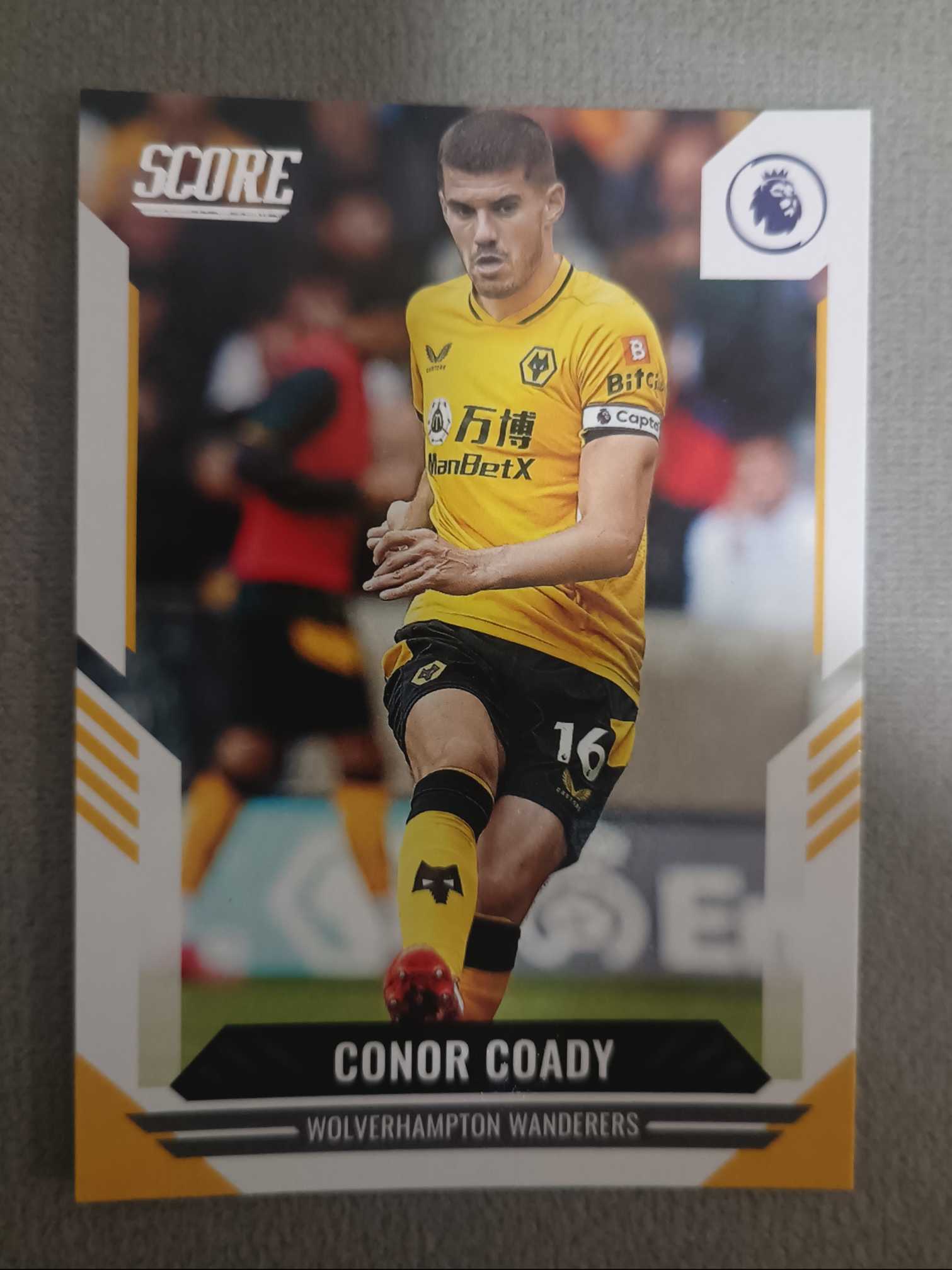 2021-22 Panini Score Conor Coady 【接代拍】英超 Score base 纸卡 康纳·考迪 英格兰🏴󠁧󠁢󠁥󠁮󠁧󠁿 狼队 队迷人迷 收藏凑套可入